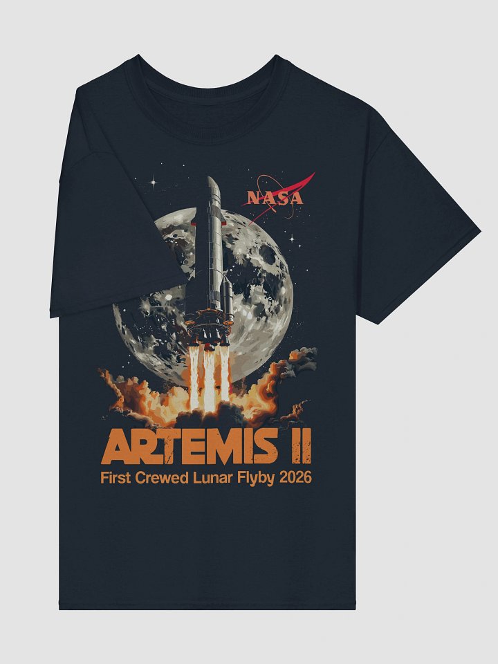 Artemis 2 Rocket Lunch Shirt | Artemis II Mission Tee product image (1)