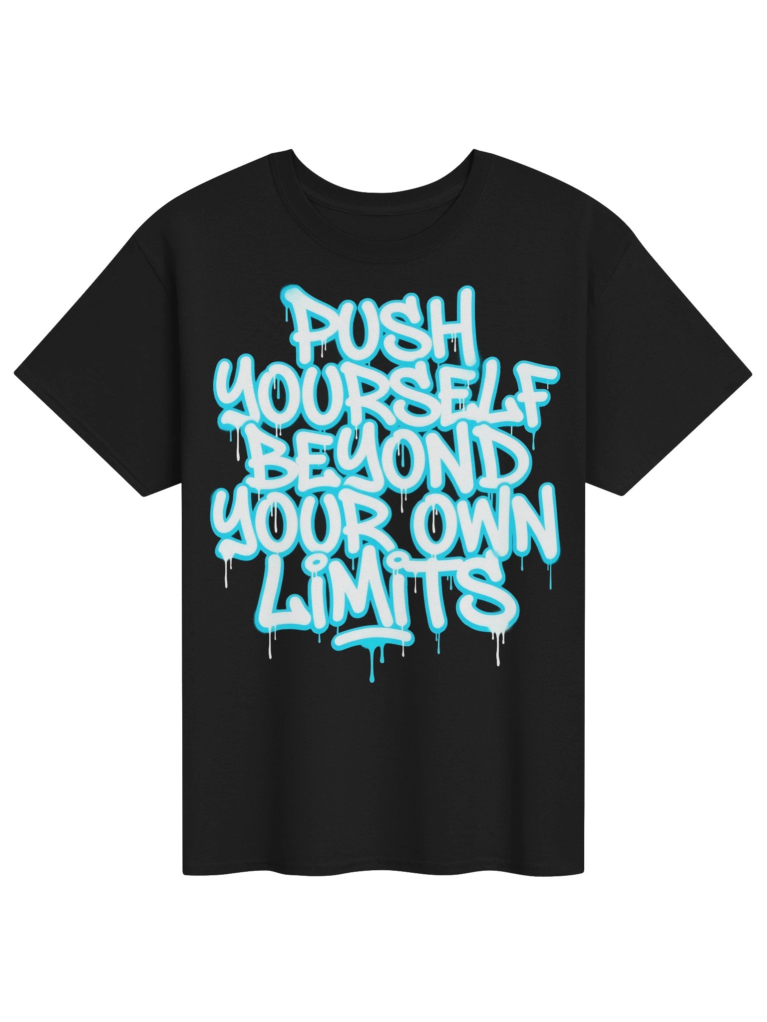 PUSH BEYOND YOUR LIMITS Graffiti Tee product image (1)