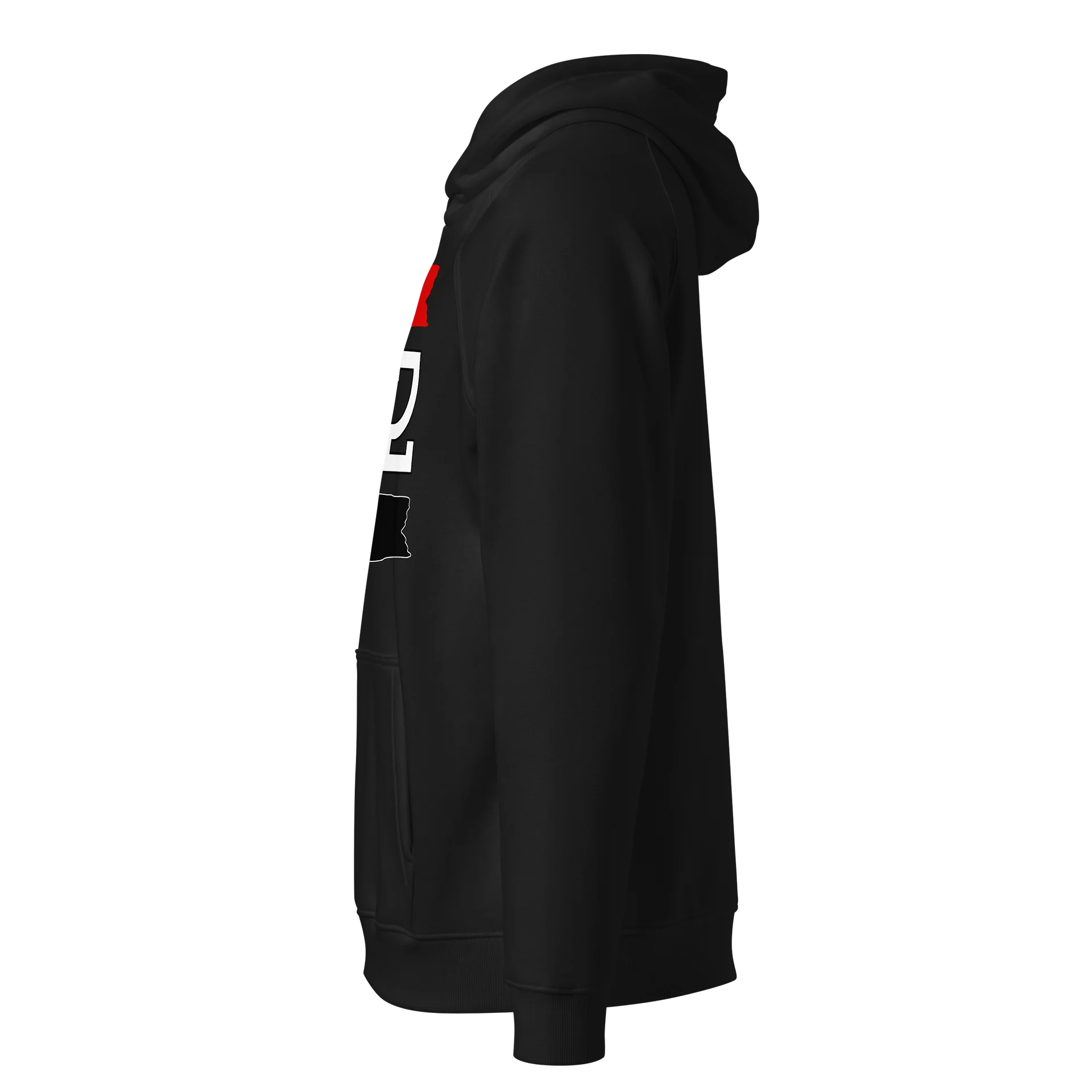 Hanorac 1312 Negru și Roșu | Ultraşi în Peluze product image (2)
