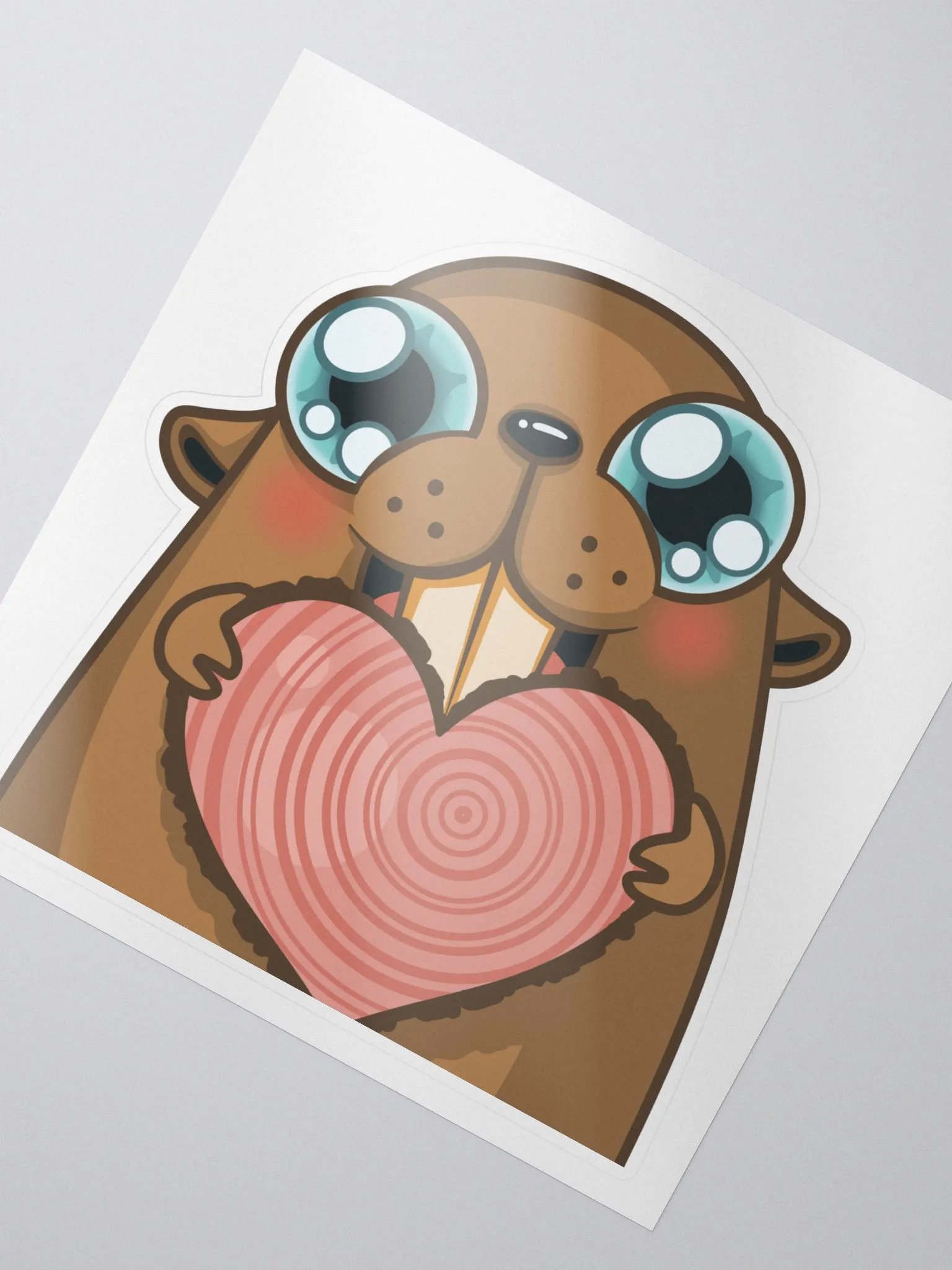 Beaver Love Sticker product image (2)