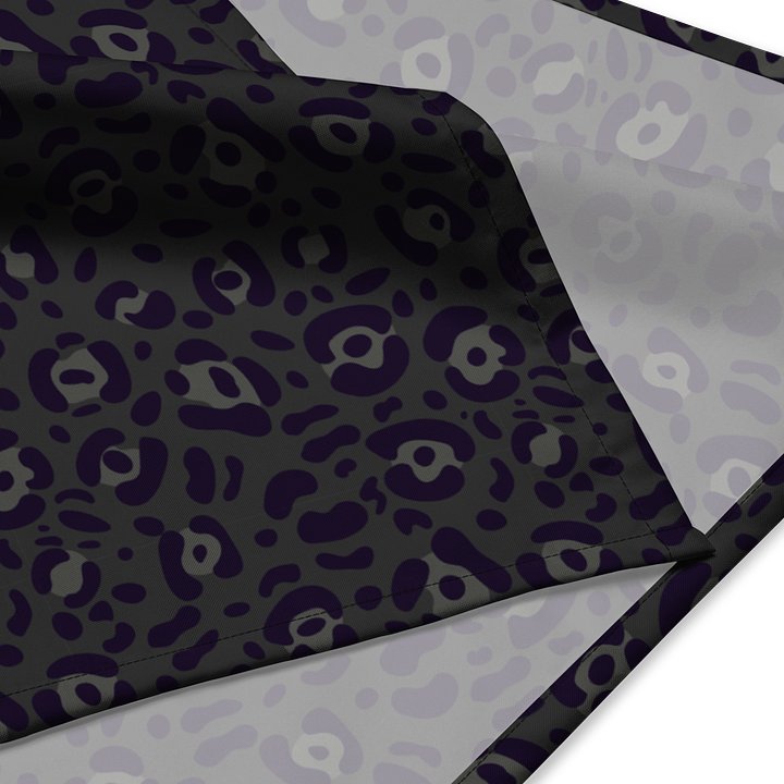 Comfortable Bandana with Bold Black Leopard Print product image (2)
