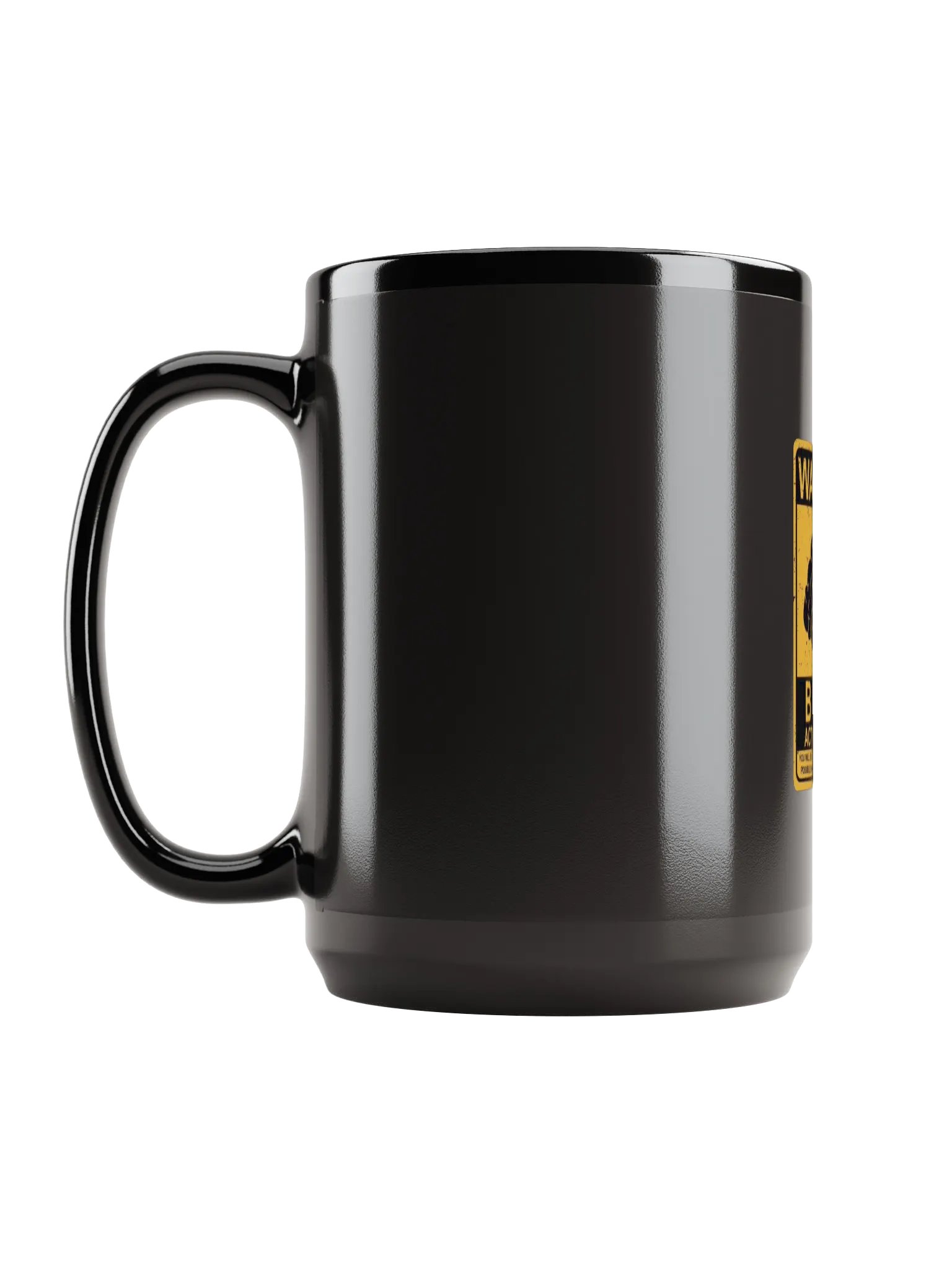 Black Glossy Mug (Sip Danger ☢ ) product image (6)