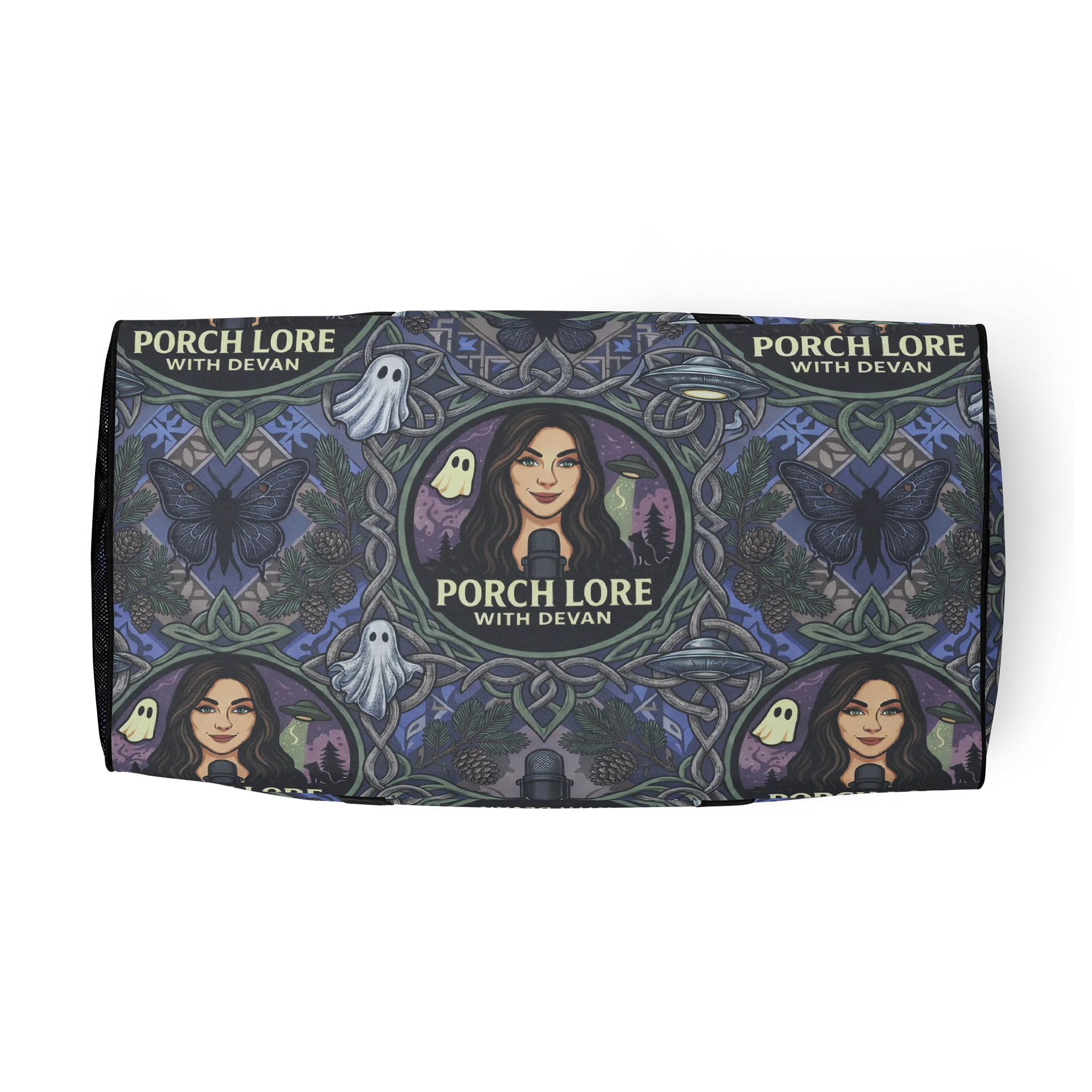 PORCH LORE DEVAN PERIWINKLE MOTH DUFFLE BAG product image (6)