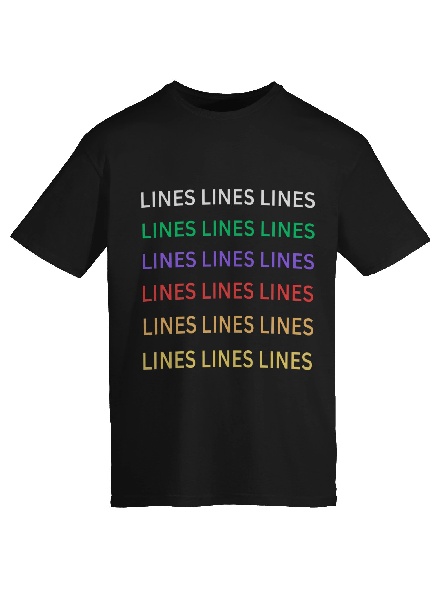 Lines T-shirt product image (5)