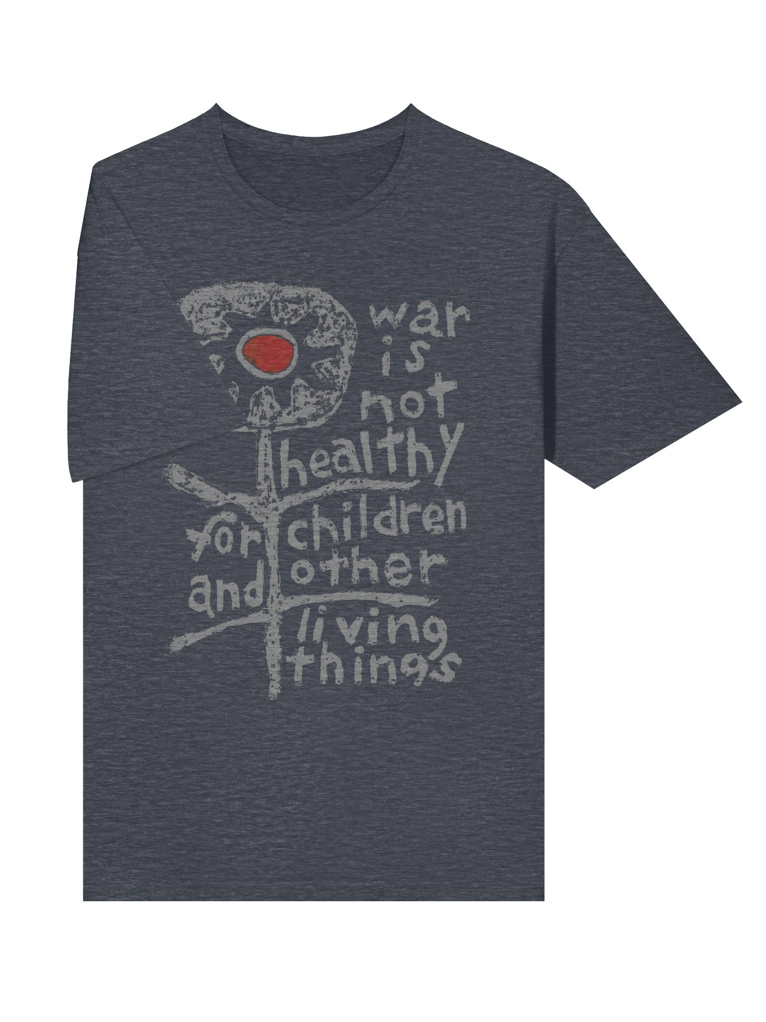 War is Not Healthy Gildan 64000 dark T-Shirt product image (3)