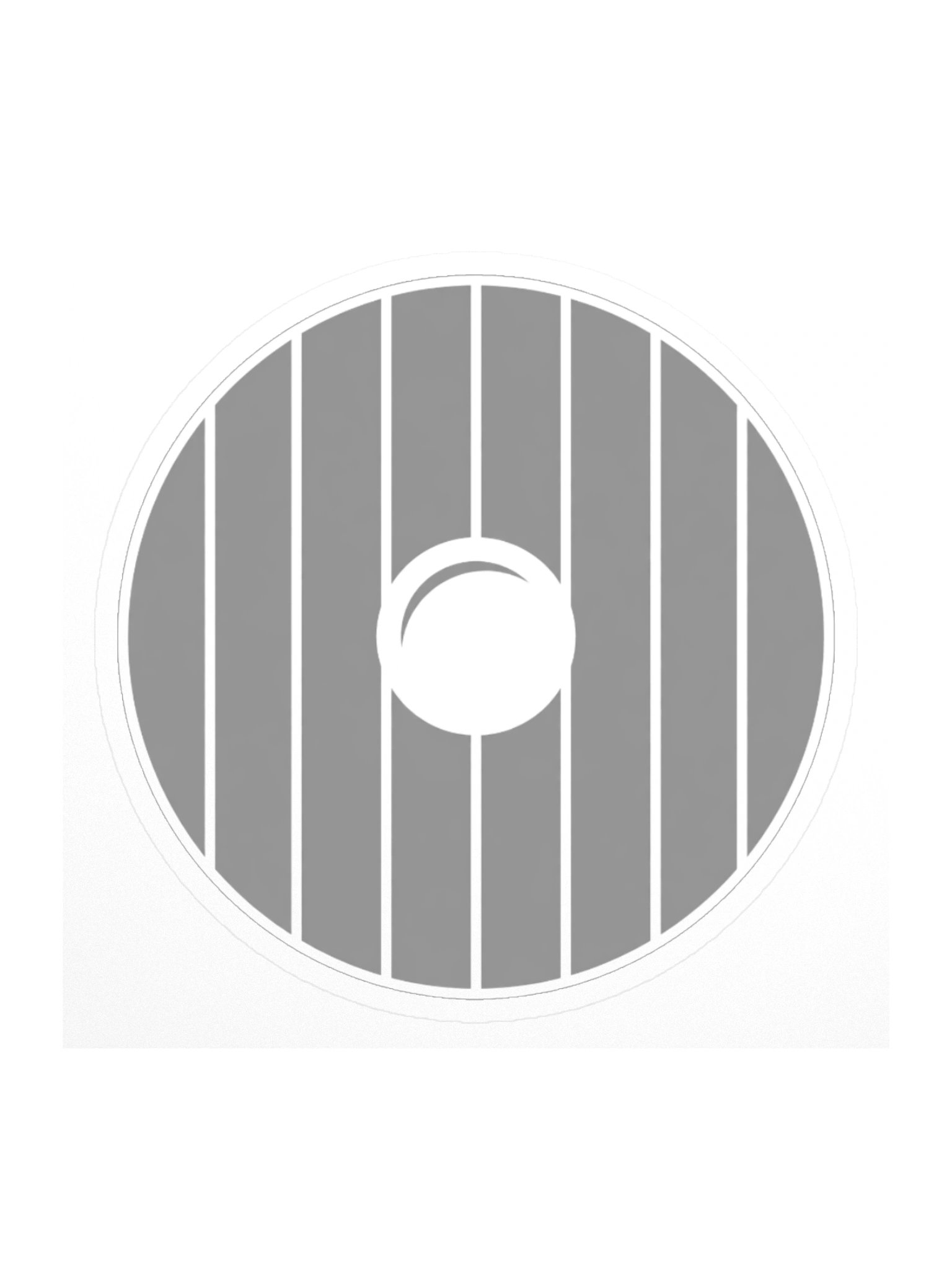 Minimal Shield Sticker product image (2)