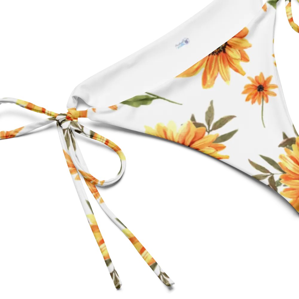 Watercolour Floral Pattern String Bikini Bottom - v5 product image (3)