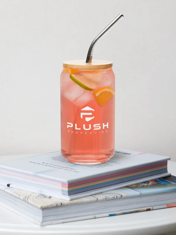 Plush Can-Shaped Glass - White product image (2)