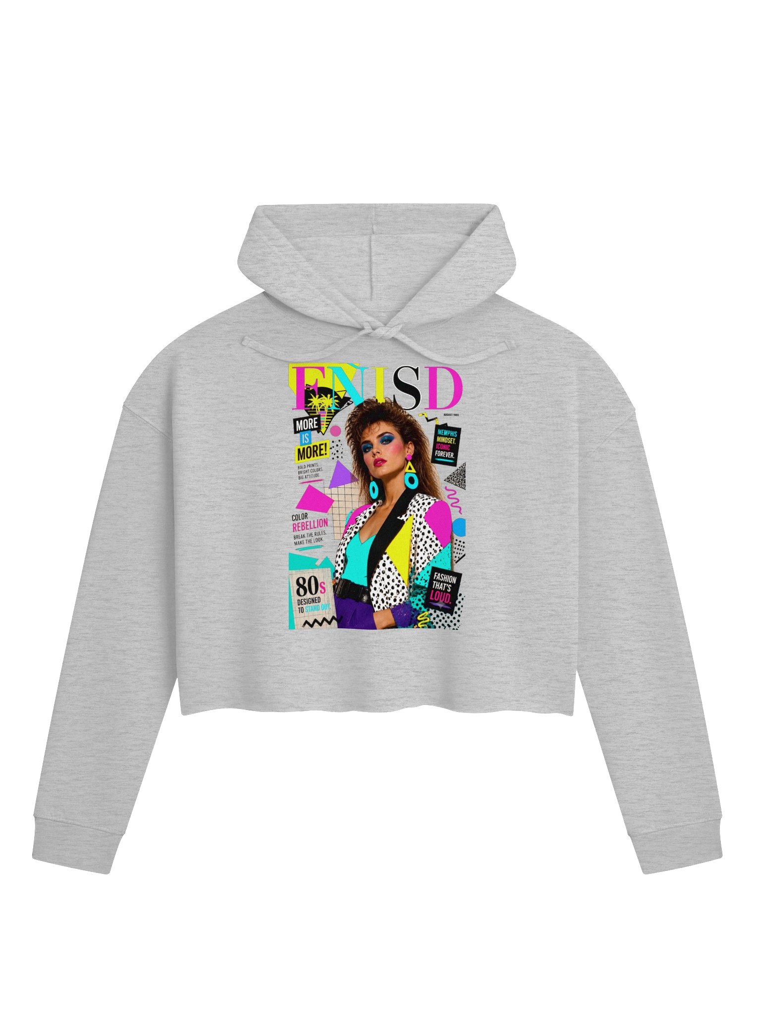 VOGUE 80s CROP HOODIE product image (9)