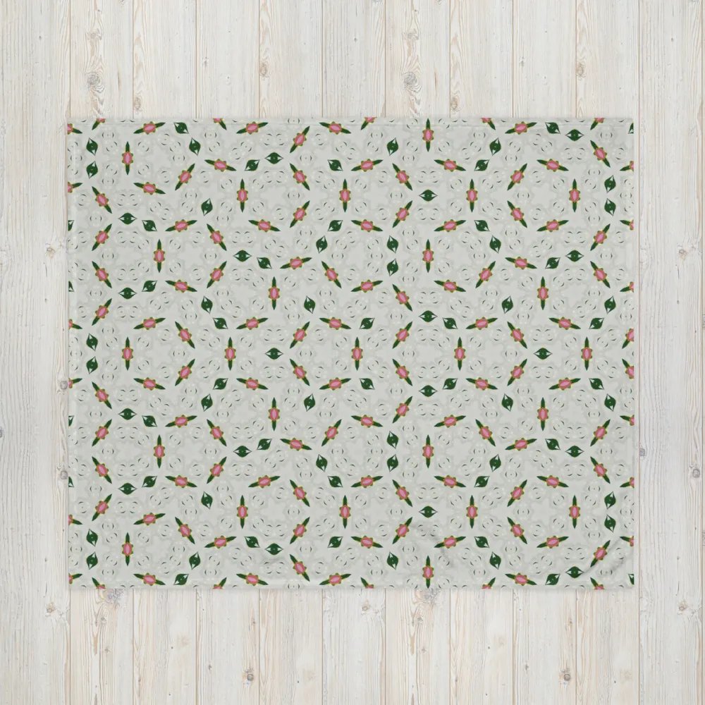 Unique Lips & Eyes Circular Pattern Throw Blanket product image (7)