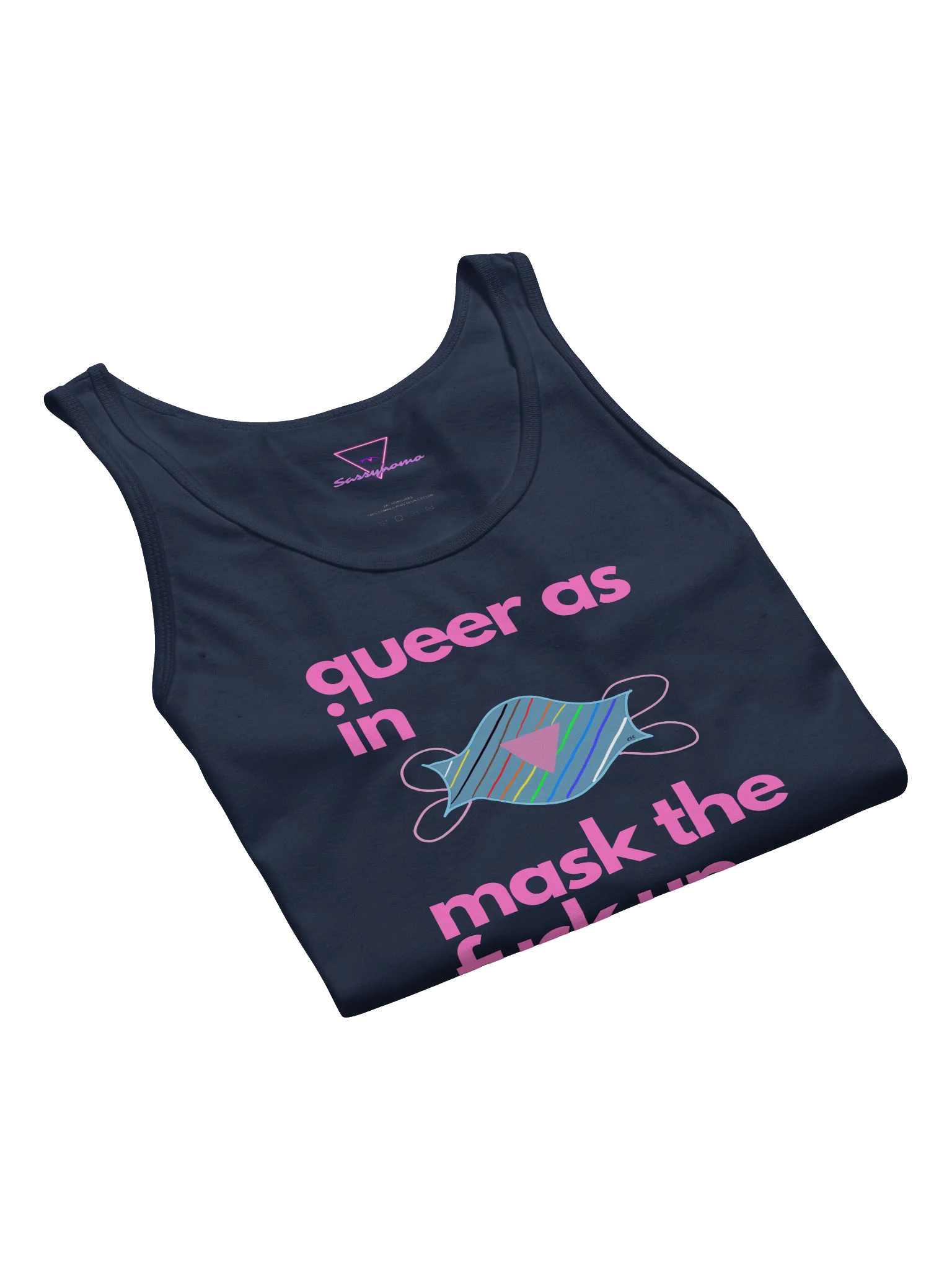Queer As In Mask TF Up tank product image (41)