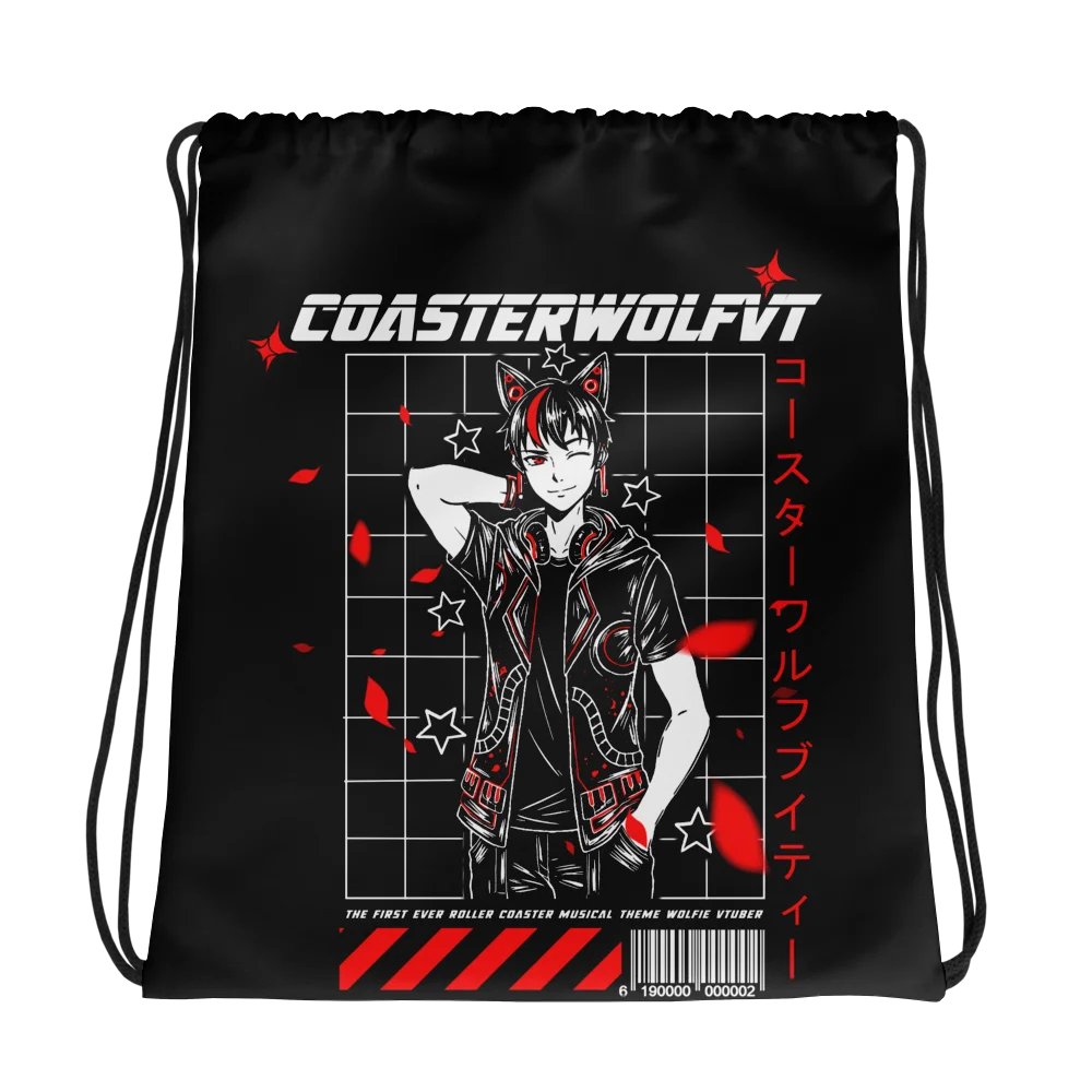 Retro Coaster Okami Drawstring Bag product image (1)