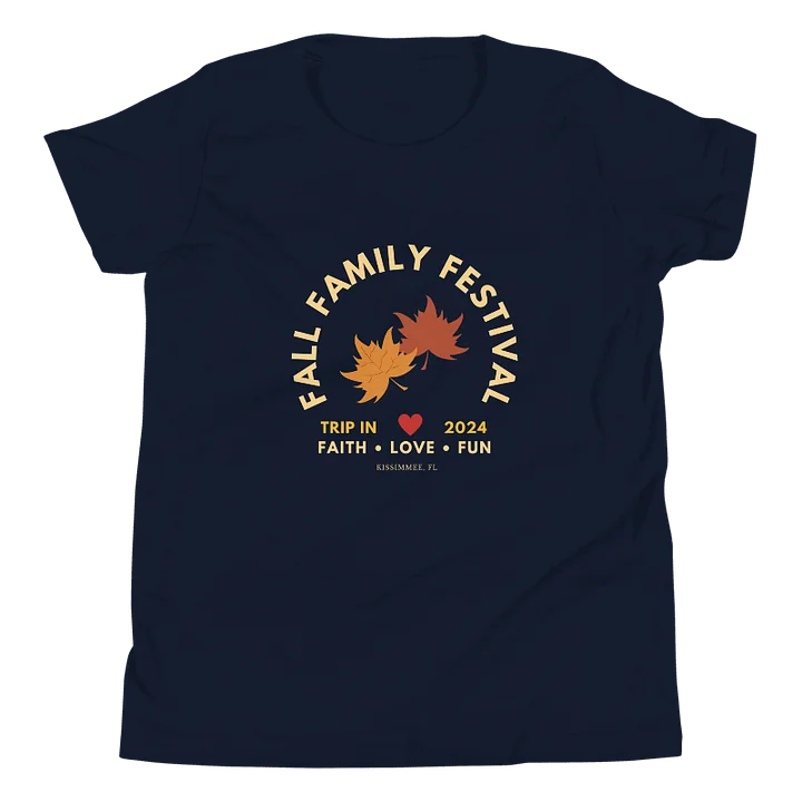 [GIRLS] YOUTH FALL FAMILY FESTIVAL T-SHIRT product image (1)