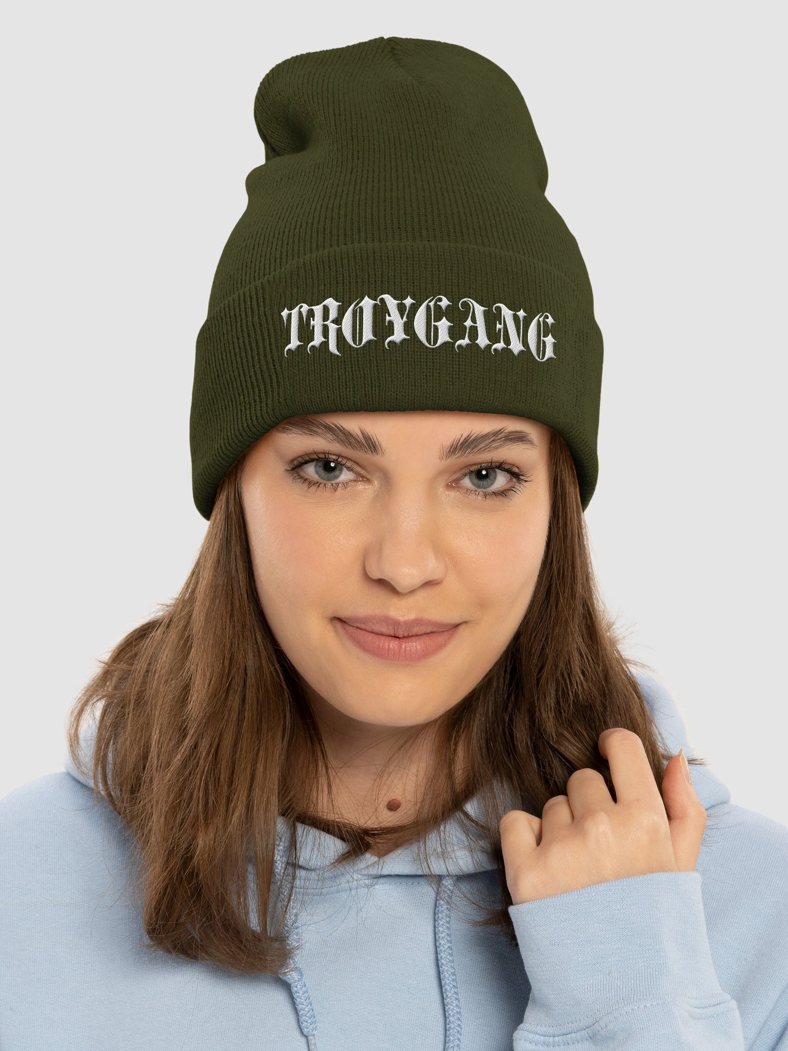 Cuffed Embroidered Beanie product image (3)