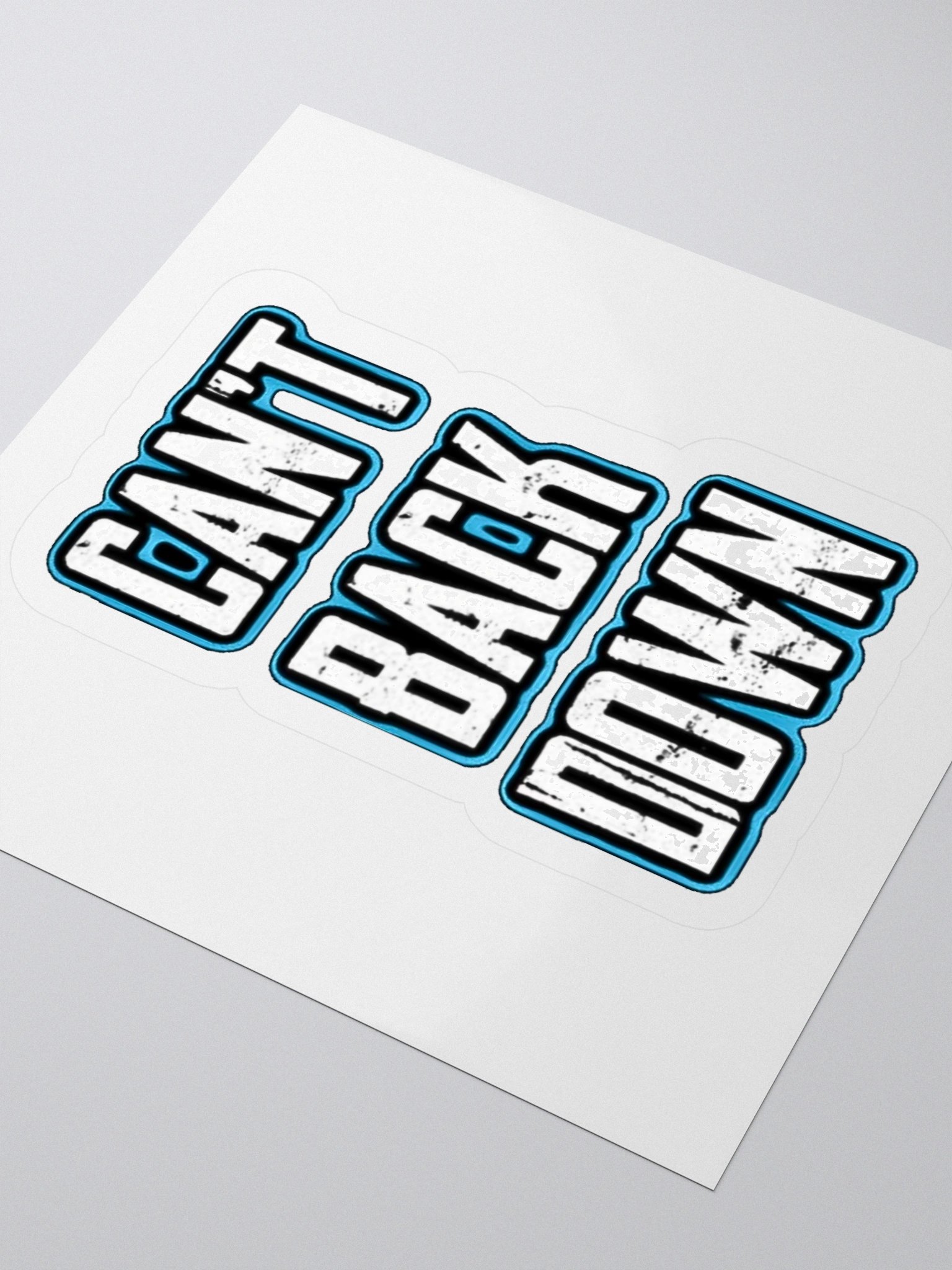 Can't Back Down (TeNN4OUR) Kiss Cut Stickers product image (12)