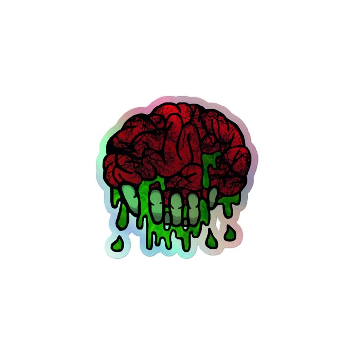 Gooey Brain Holographic Sticker Set product image (1)