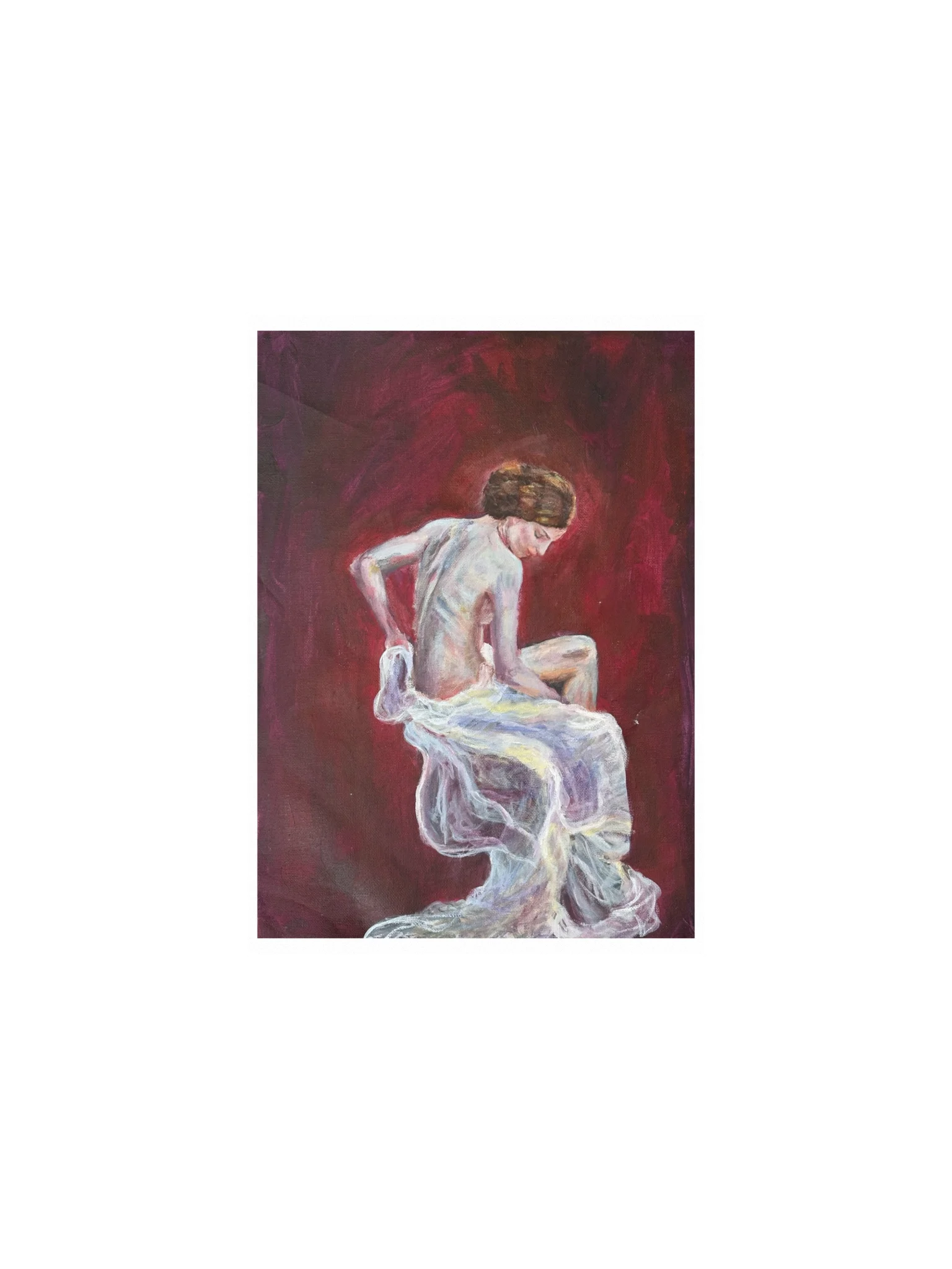 Draped in Silence — Matte Art Print product image (1)