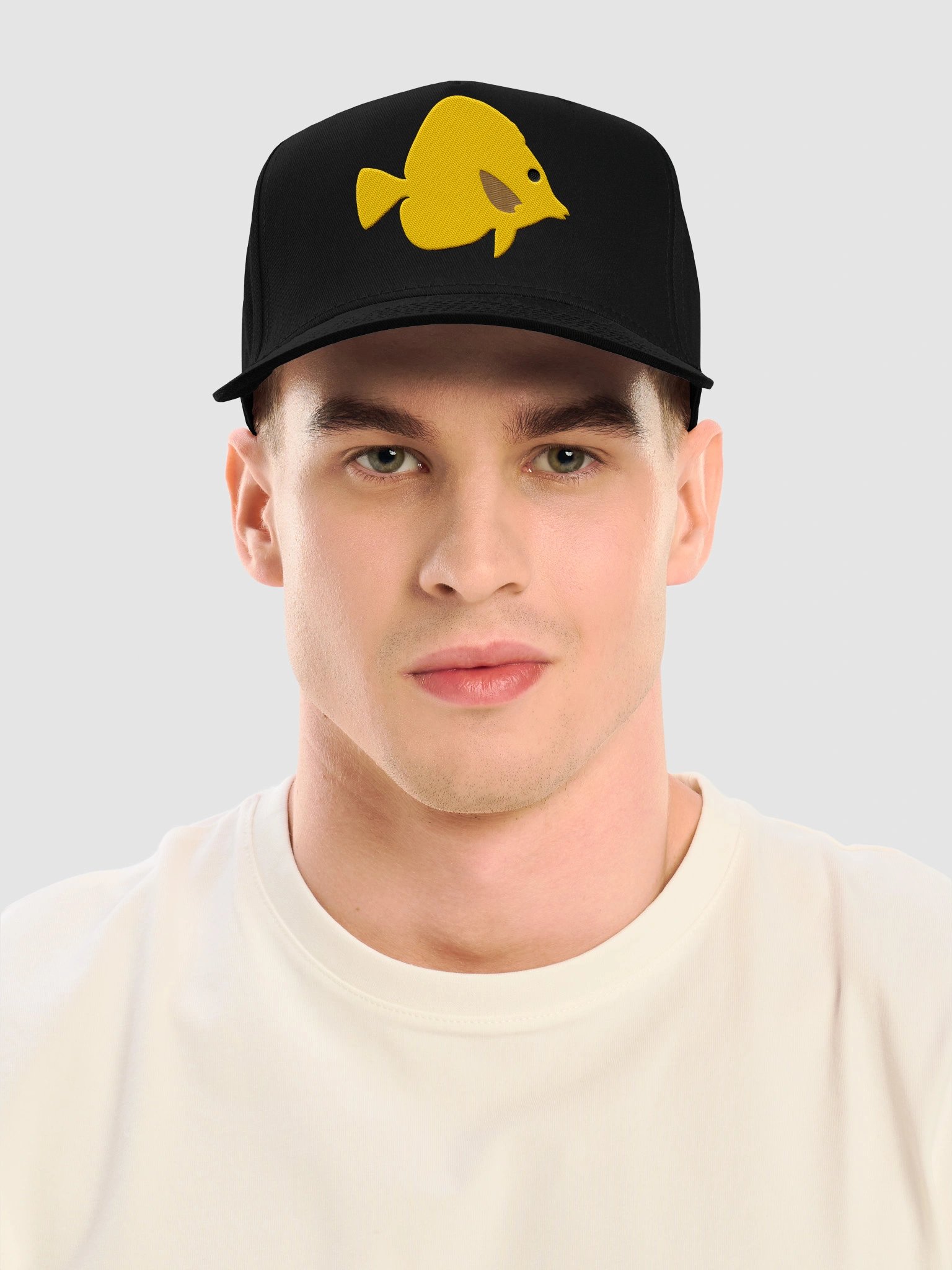 Yellow Tang Mid-Profile Baseball Cap (Embroidered) for Reef and Marine Aquarium Lovers product image (2)