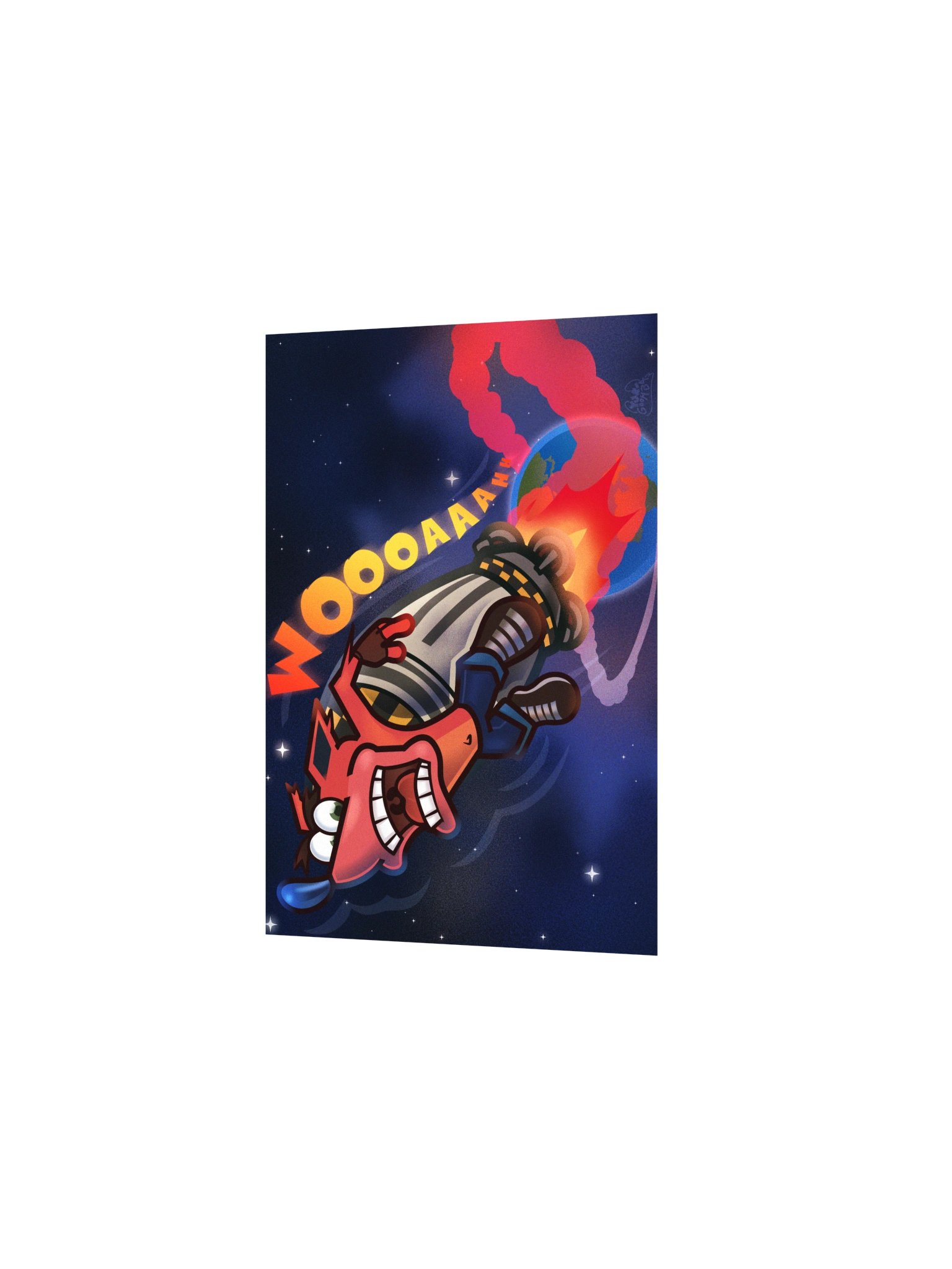 Crashin' into Space - Print product image (4)