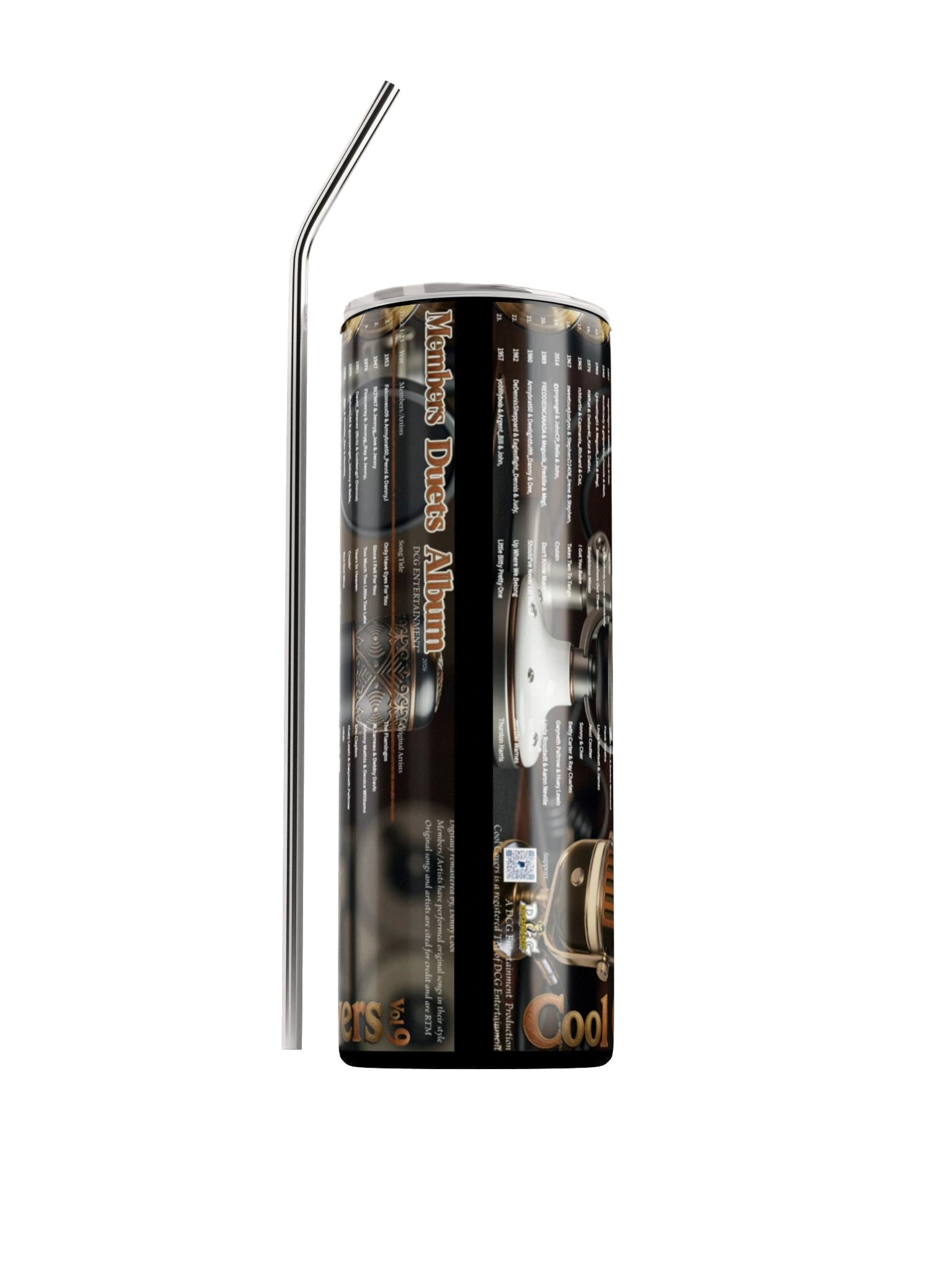 Members Duets Cool Covers Vol. 9 Retro Music Tumbler product image (1)