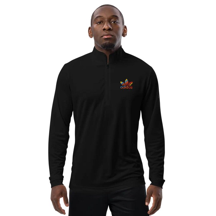 Adidas Trefoil Colorful Quarter-Zip Pullover product image (2)