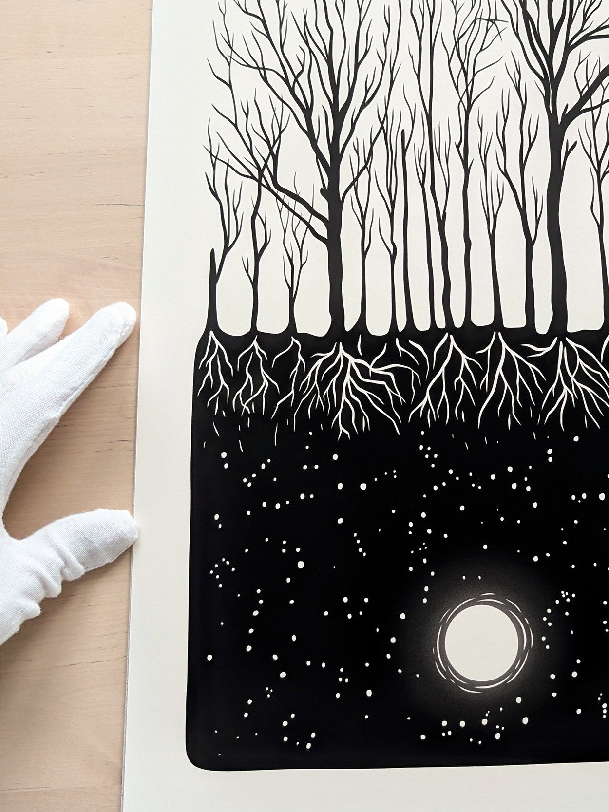 Sköll and Forest Night Print Set of 2 product image (5)
