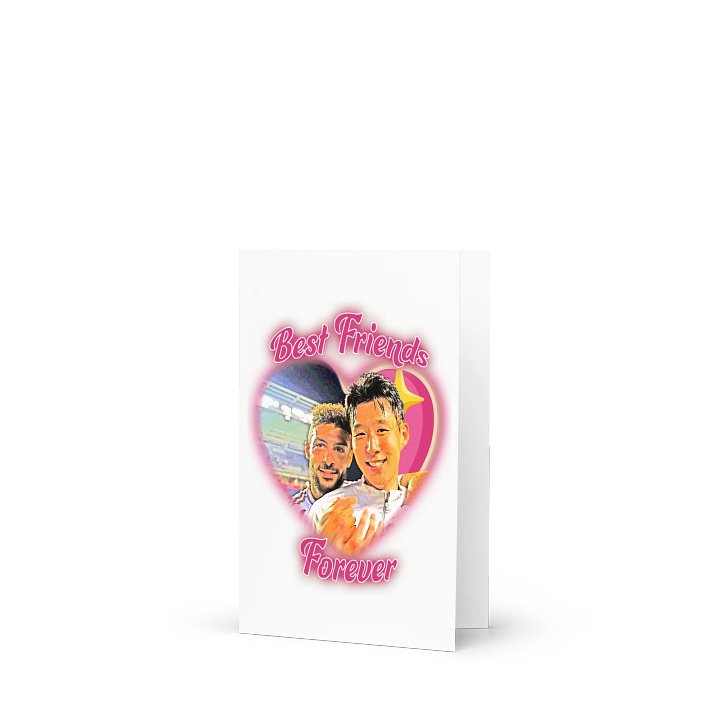 Son Heung-min / Denis Bouanga BFF Greeting Card product image (1)