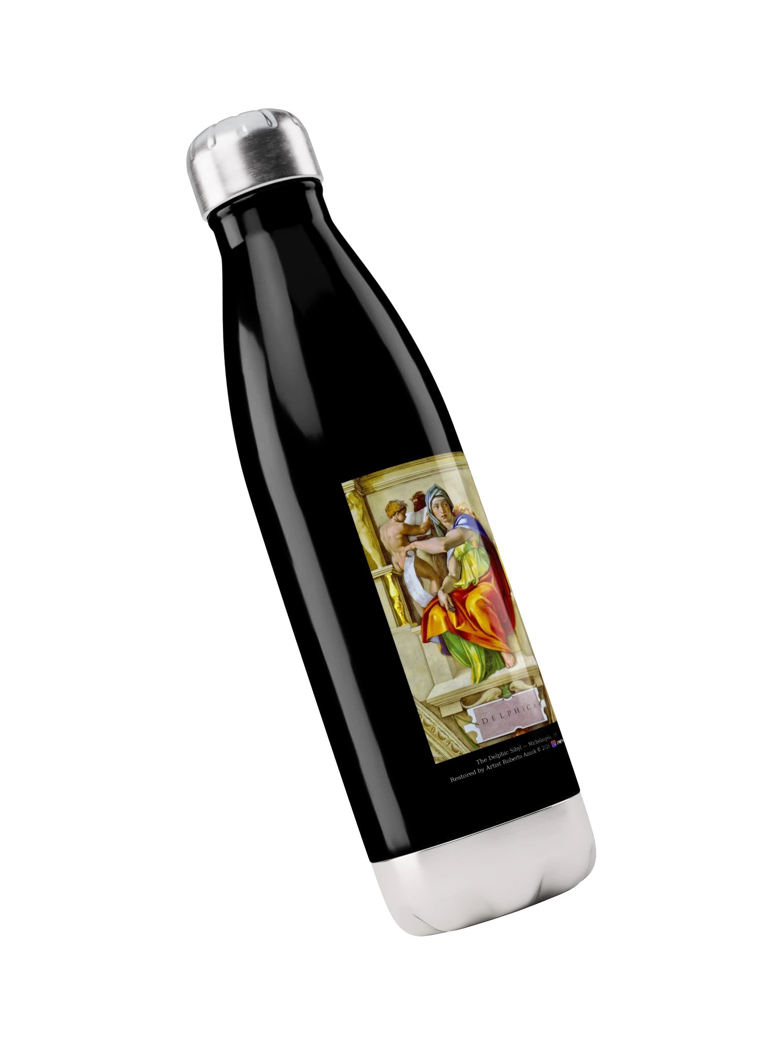 The Delphic Sibyl — Water Bottle product image (3)