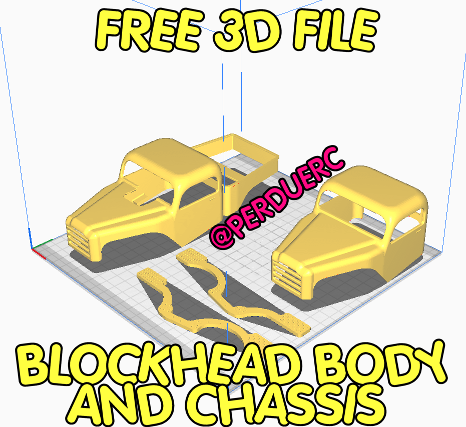 BLOCKHEAD Body / Chassis kit | 24Yep