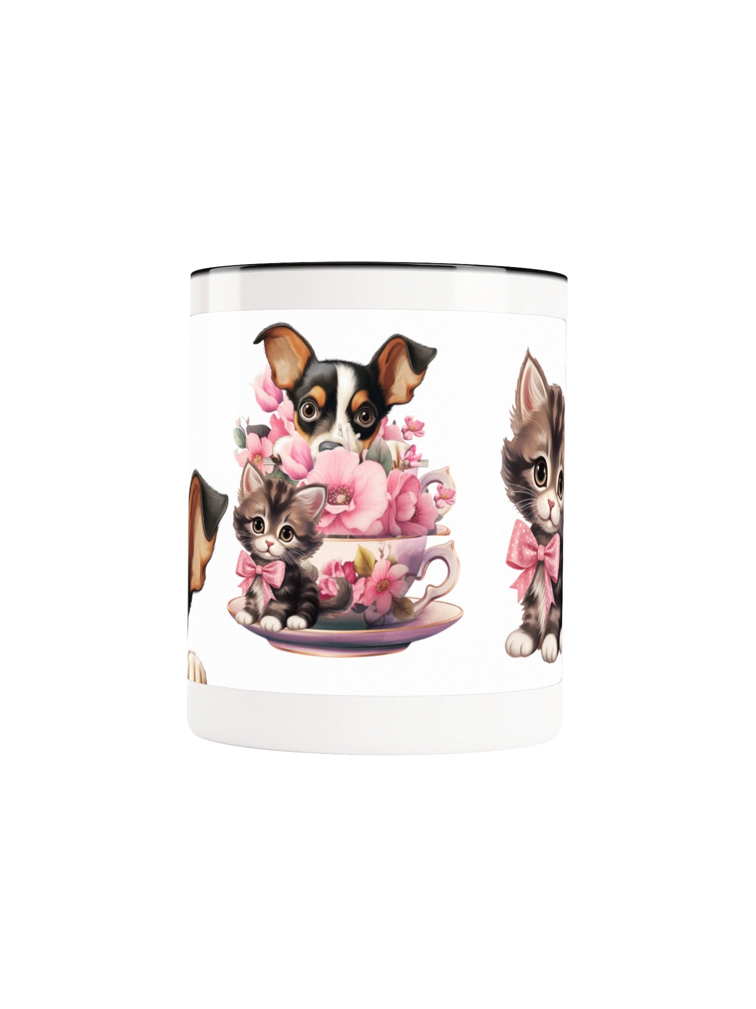 Cute Kitten Mug with Pink Bow product image (36)