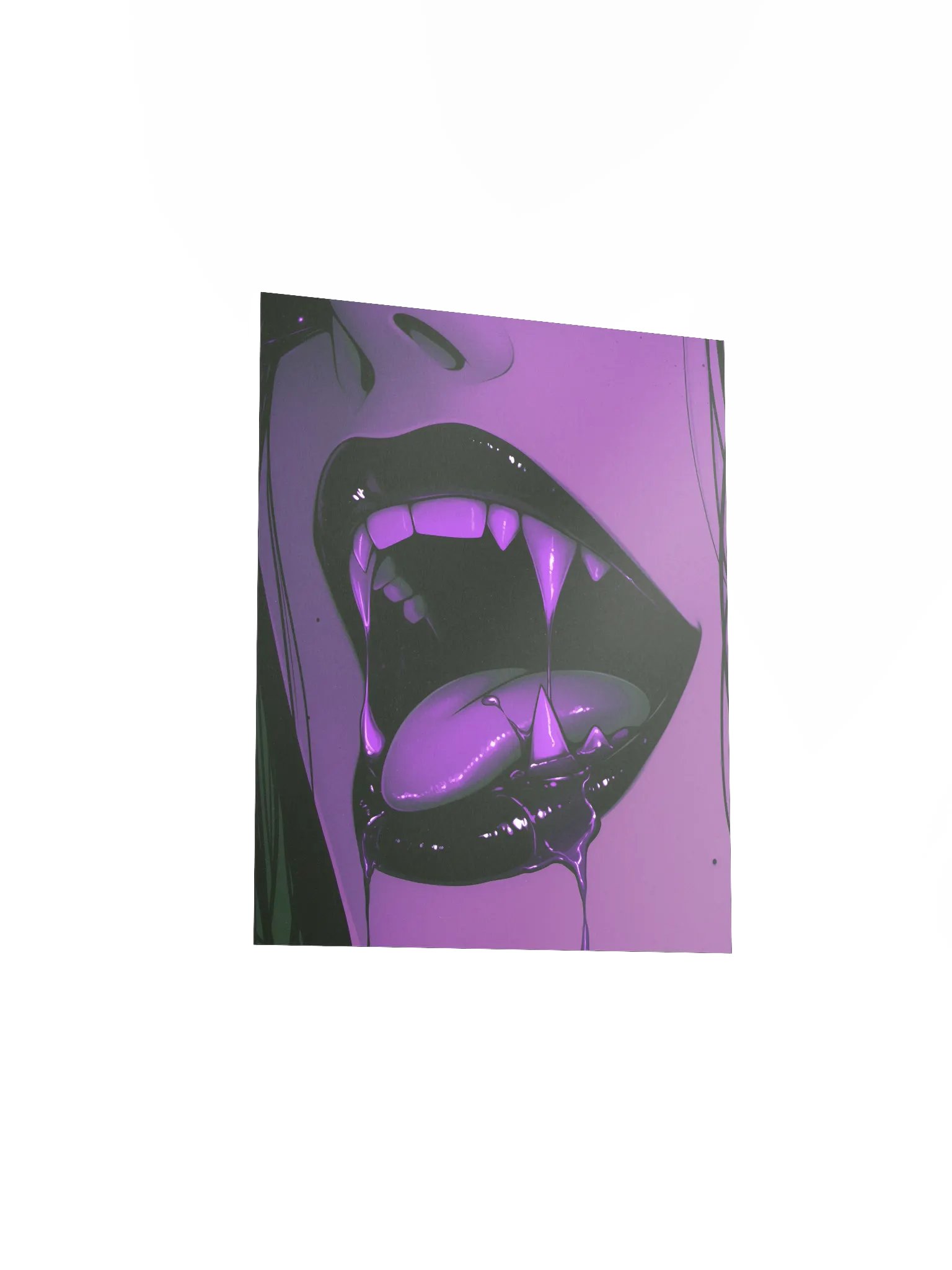 Pink Fangs Matte Poster product image (13)