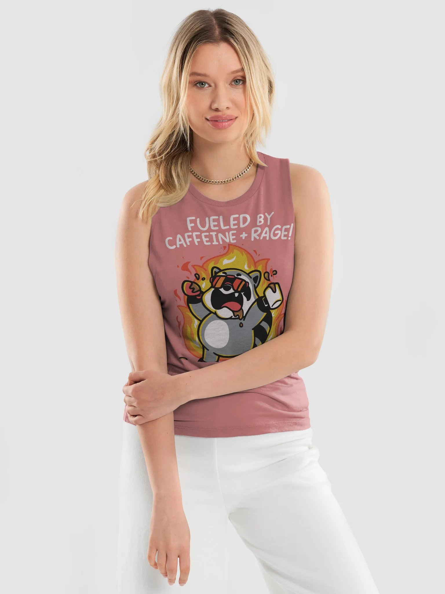 Caffeine & Rage Women's Tank Top product image (3)