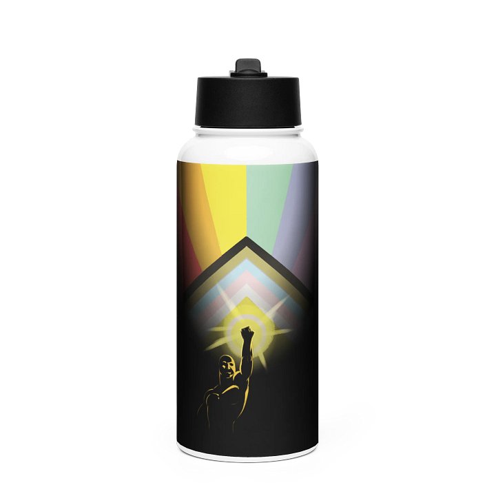 Fight with Pride Water Bottle product image (1)