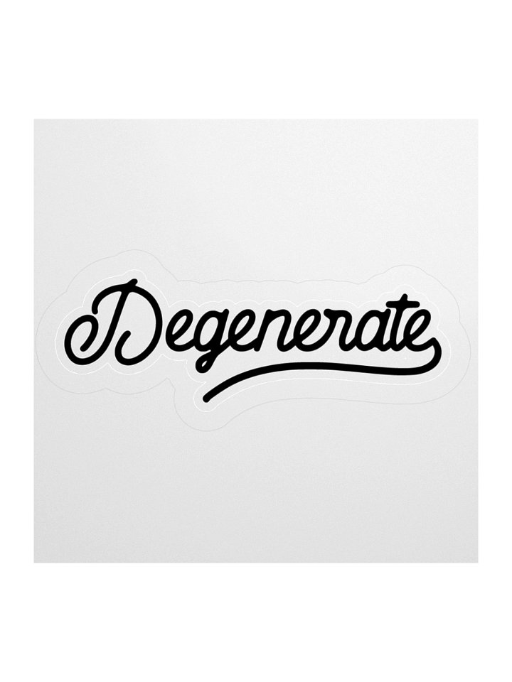 Degenerate Sticker product image (1)