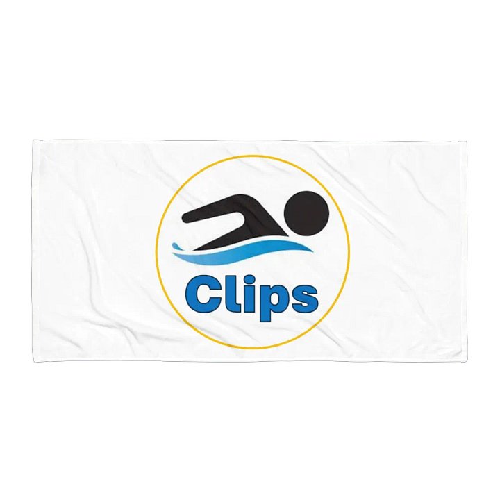 SwimClips Towel (Yellow) product image (1)
