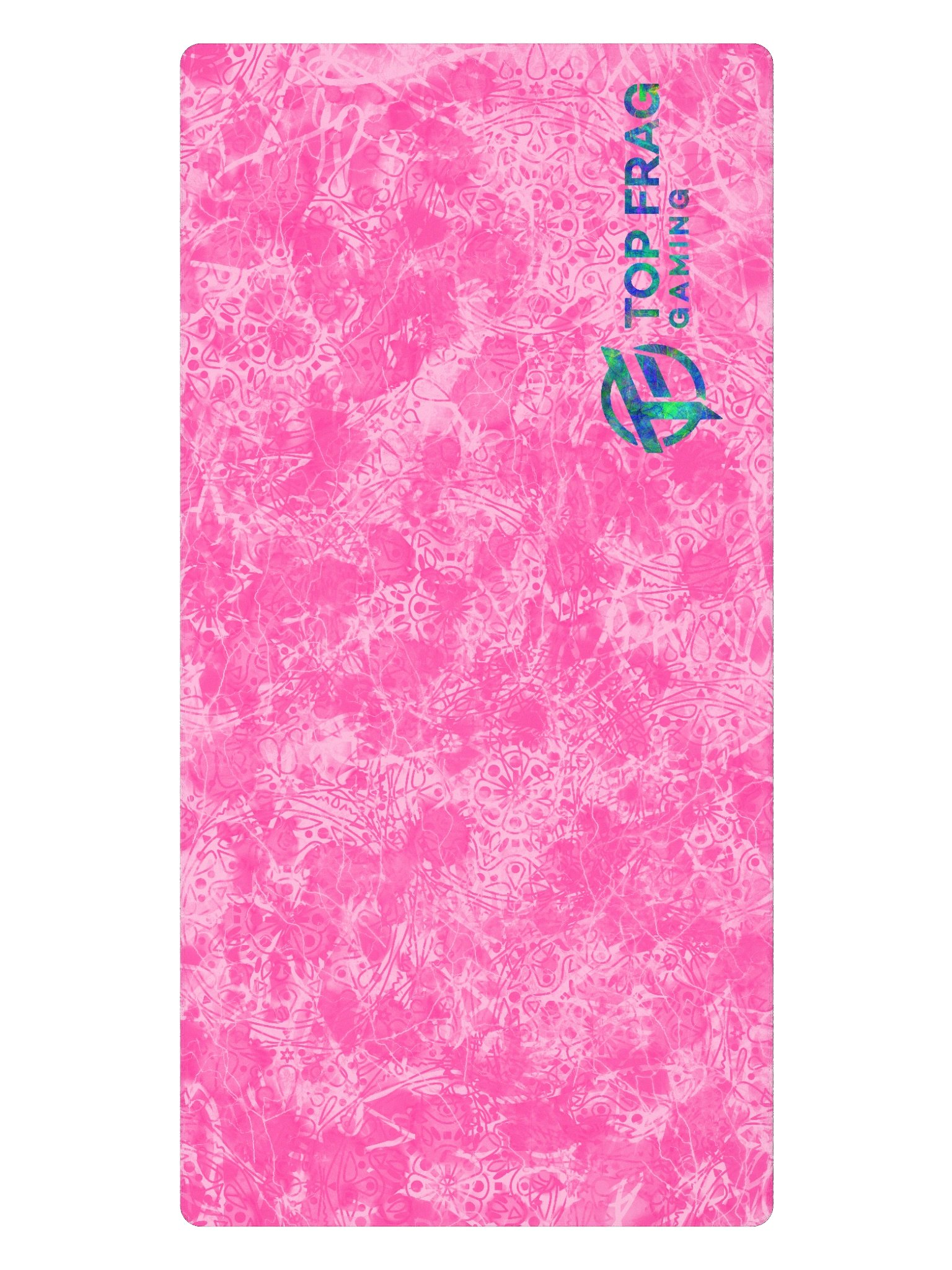 TopFrag™ Gaming Mouse Pad - Pink with Blue/Green Logo product image (2)