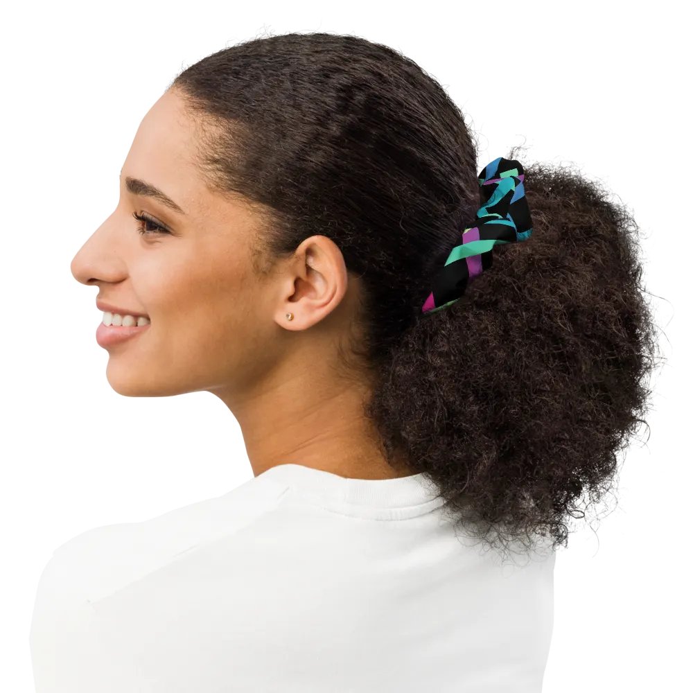 Vibrant Grid All-Over Print Scrunchie product image (9)