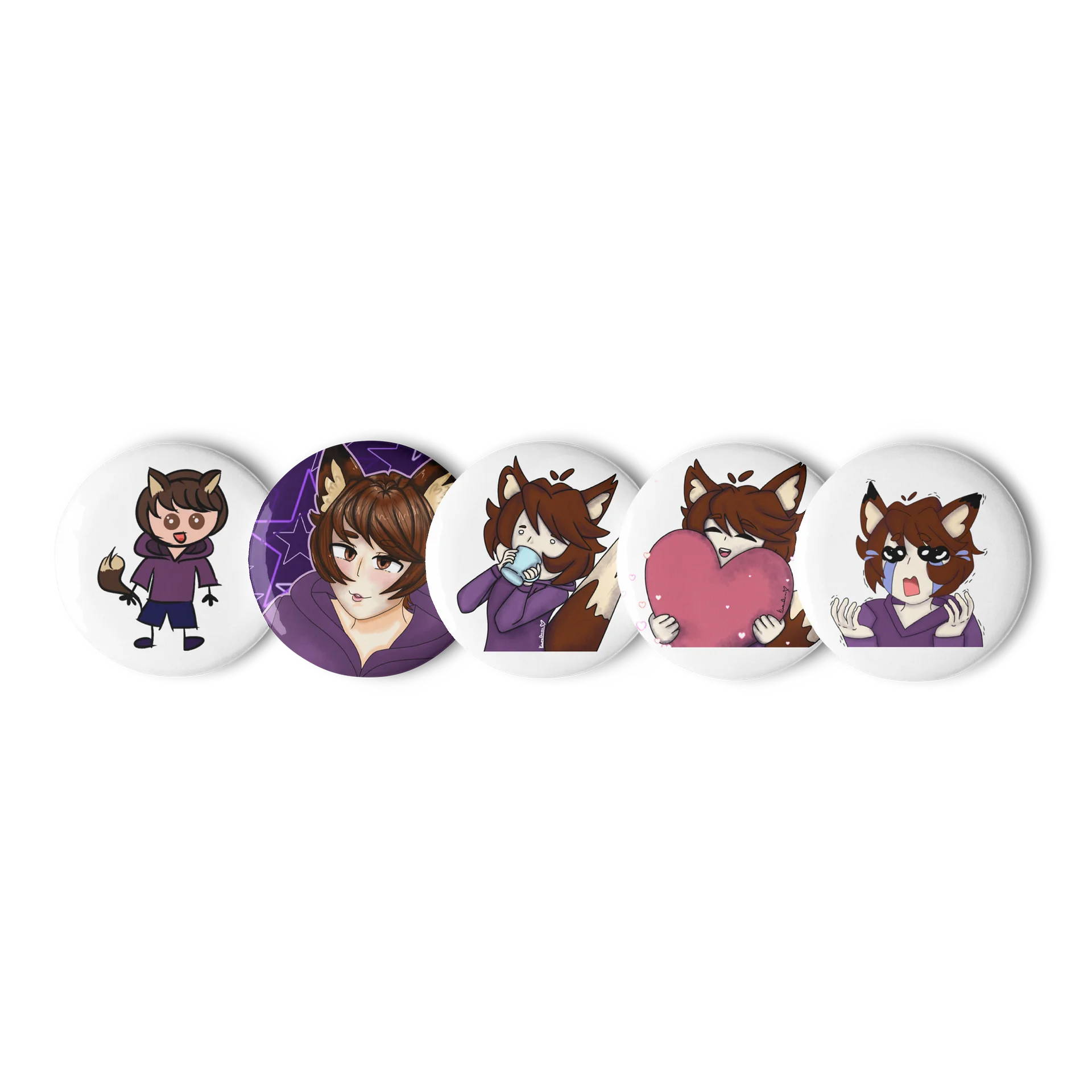 kramadrama Emotes button bundle product image (1)