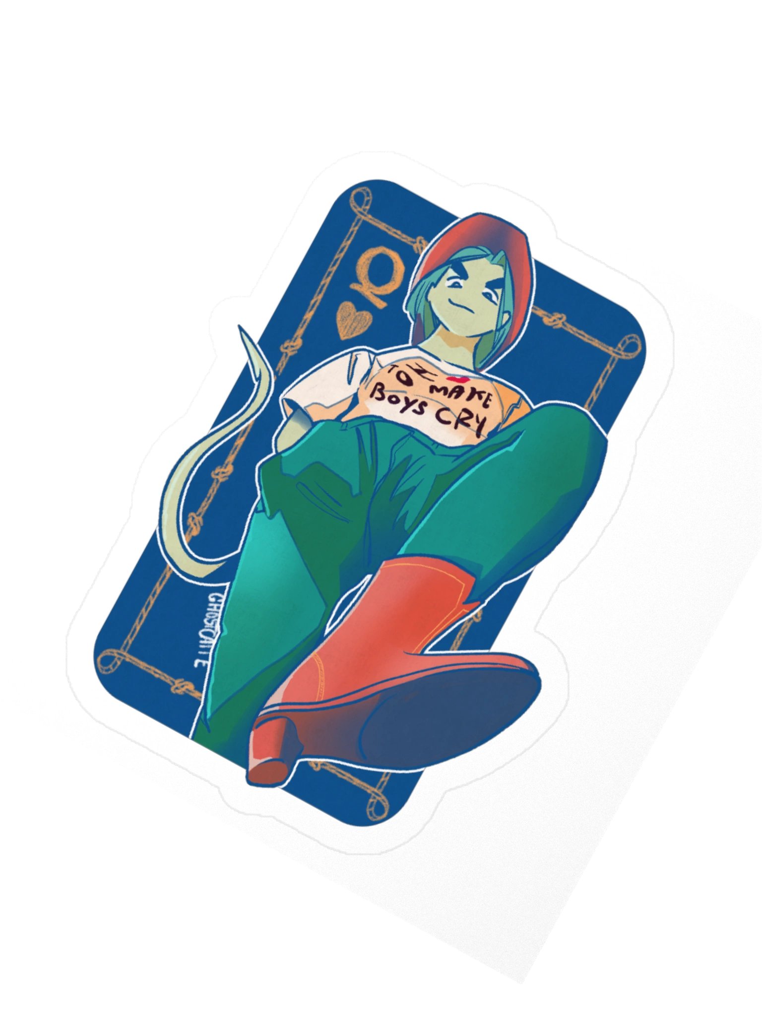 Jane "I Love To Make Boys Cry" Sticker product image (2)