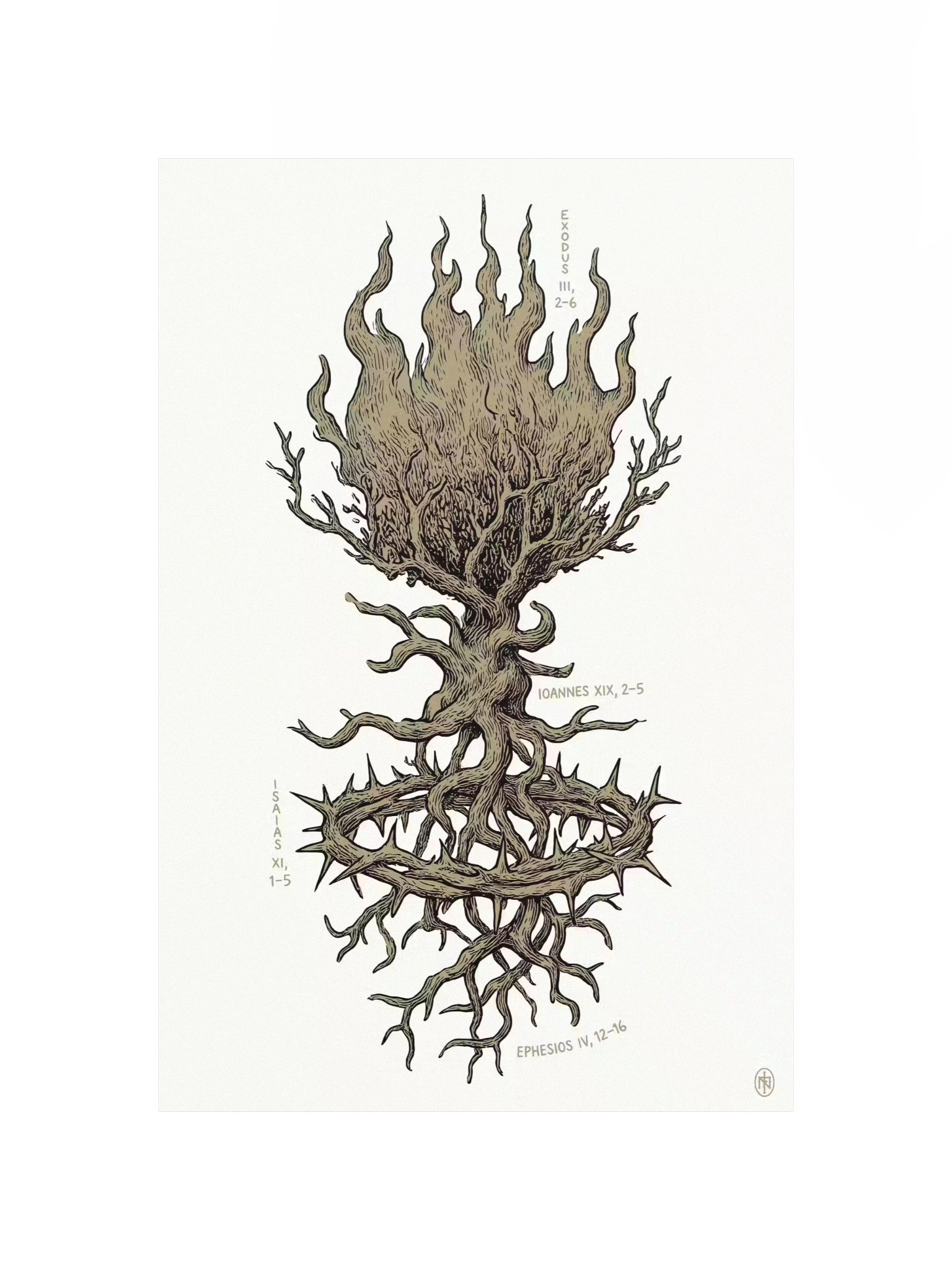 FIRE, CROWN, ROOT (Art-Print) product image (4)