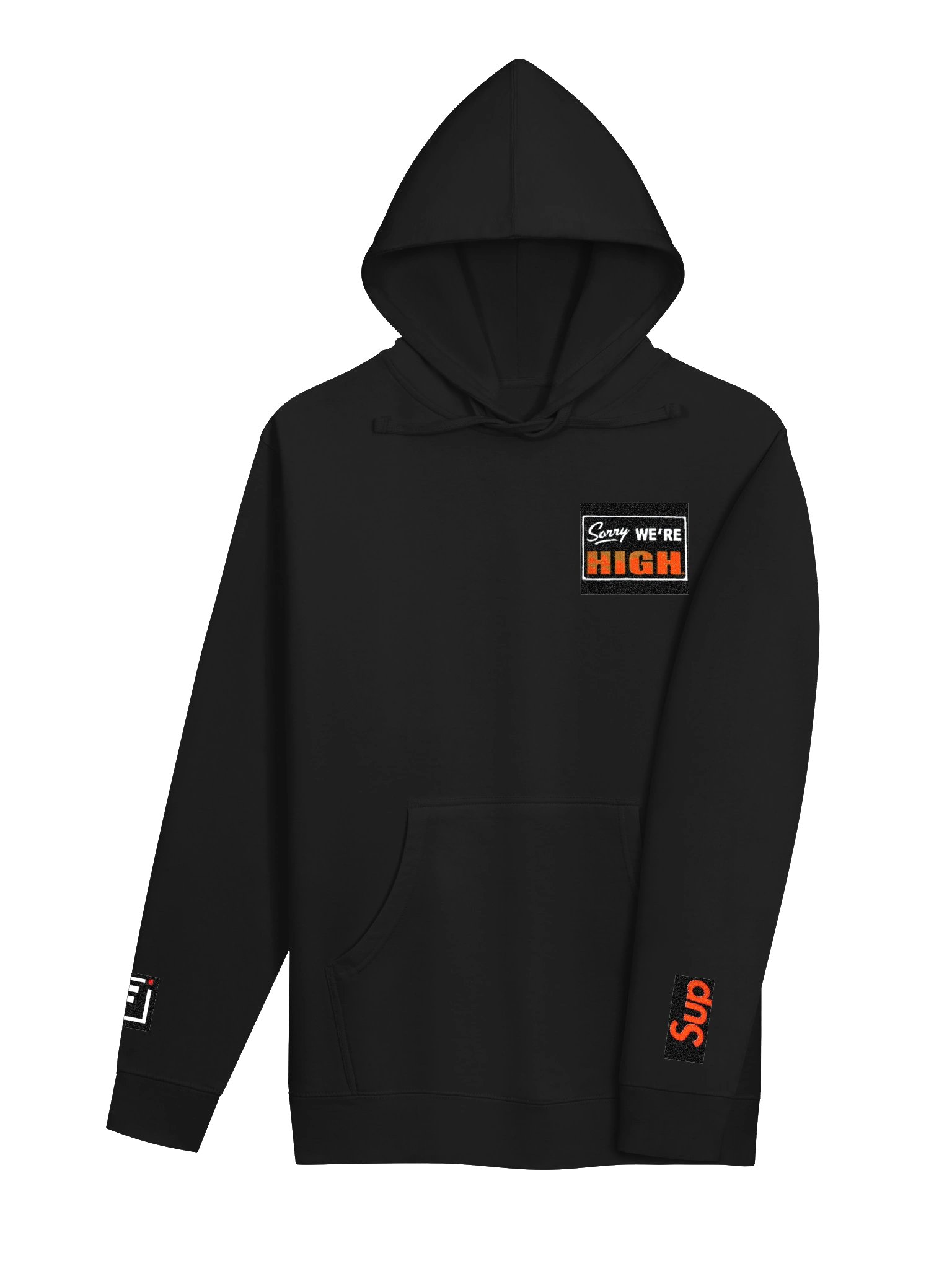 Slick Slim fit black FRESH drop hoodie! product image (4)