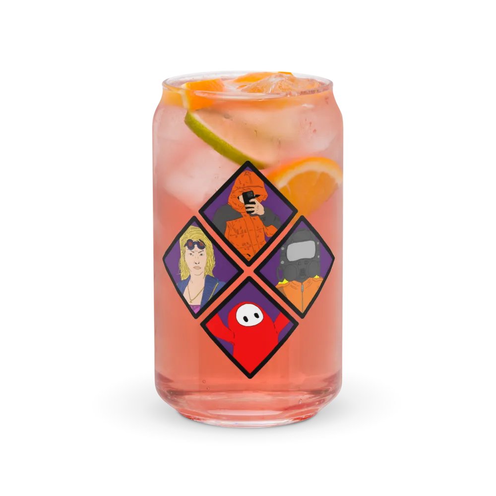 Glass Canopia: Illustrated Can-Shaped Glass Set product image (7)