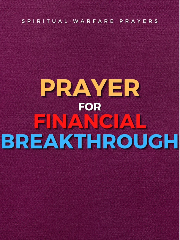 Prayer for Financial Breakthrough product image (1)