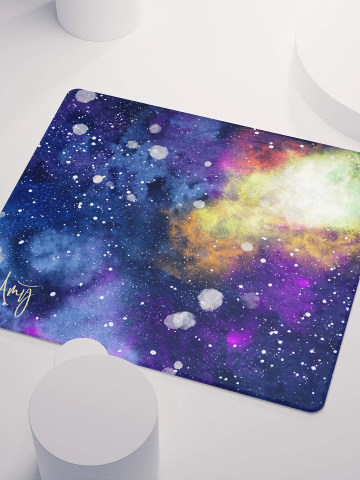 Watercolor Galaxy Gaming Mousepad product image (2)
