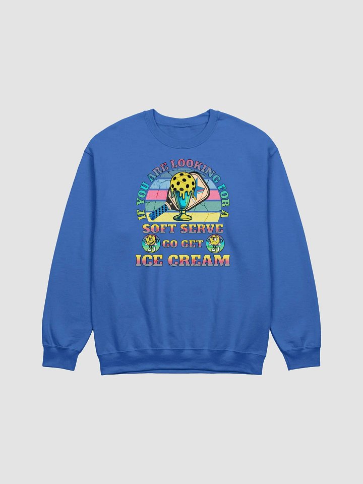 Soft Serve Go Get Ice Cream Pickleball Crewneck Sweatshirt product image (17)