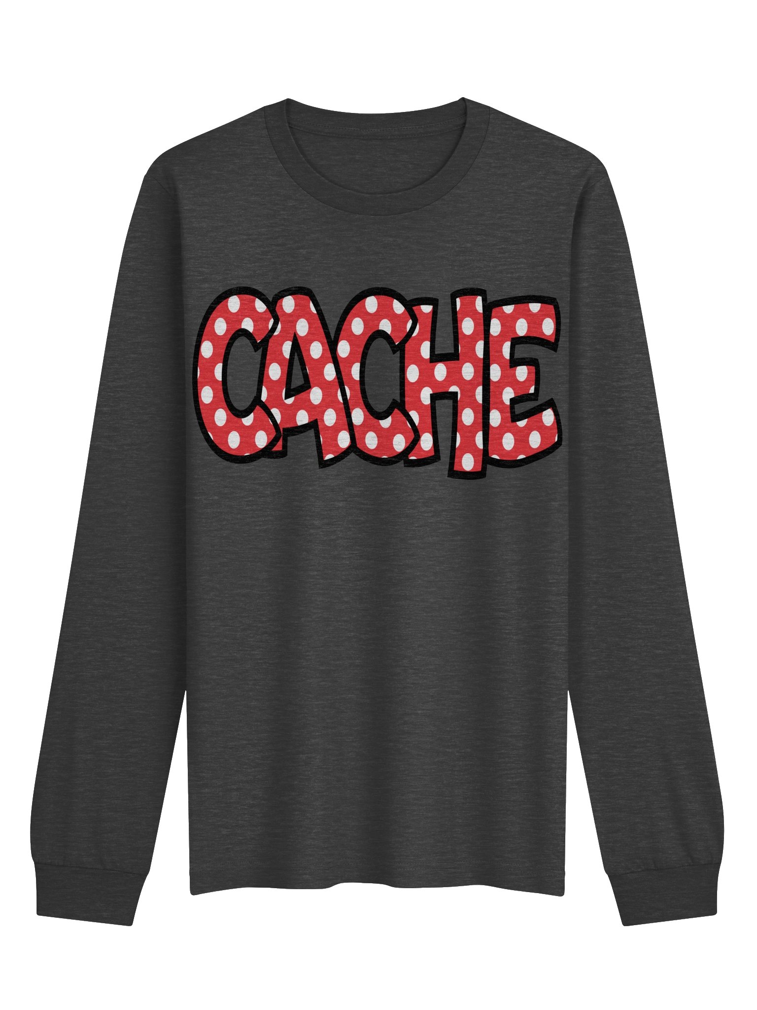Cache Polka Dot Bella + Canvas Long Sleeve Tee product image (3)