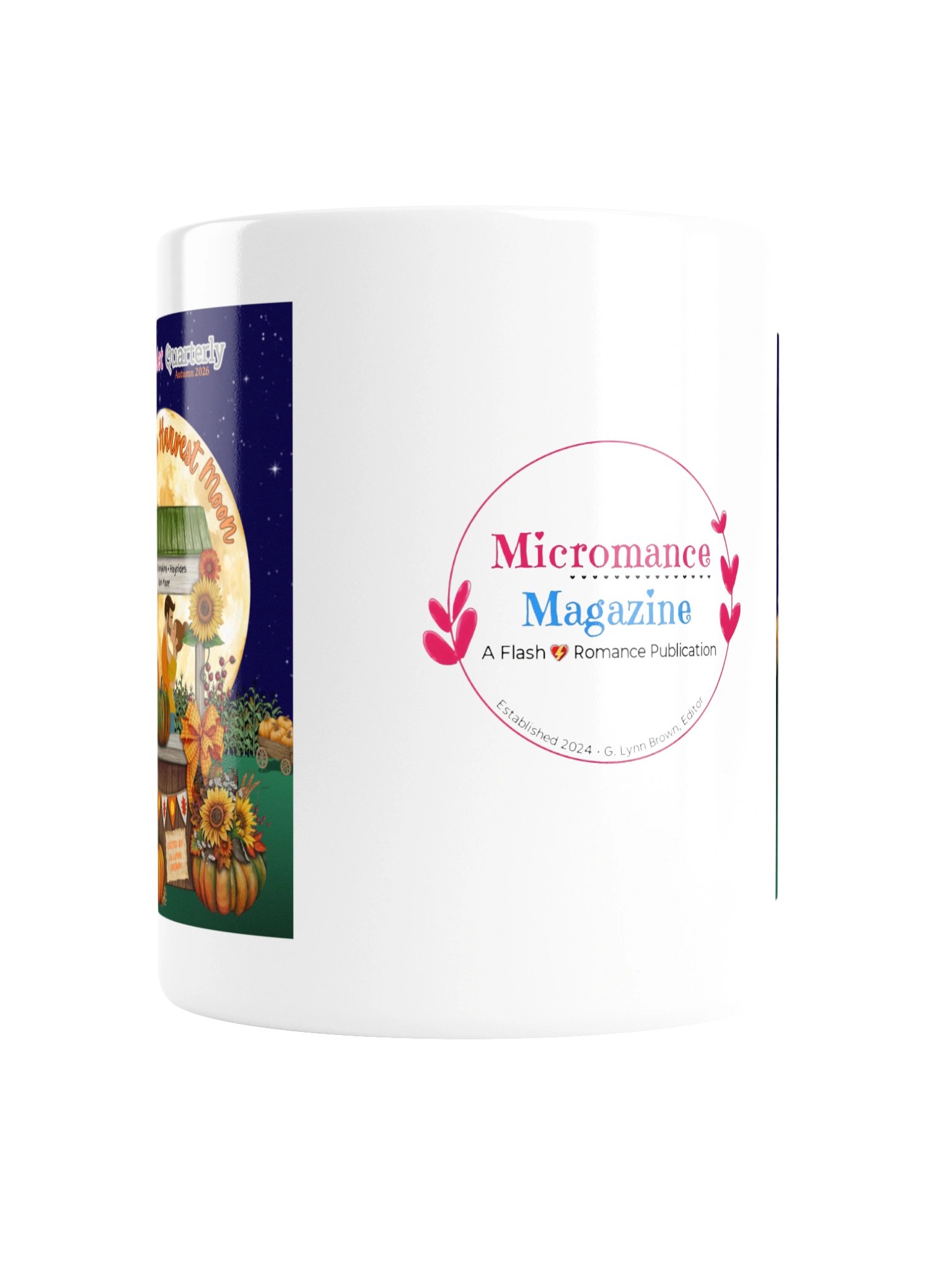 Front and Back cover of "Shine On Harvest Moon" cover and Logo Coffee Mug product image (4)