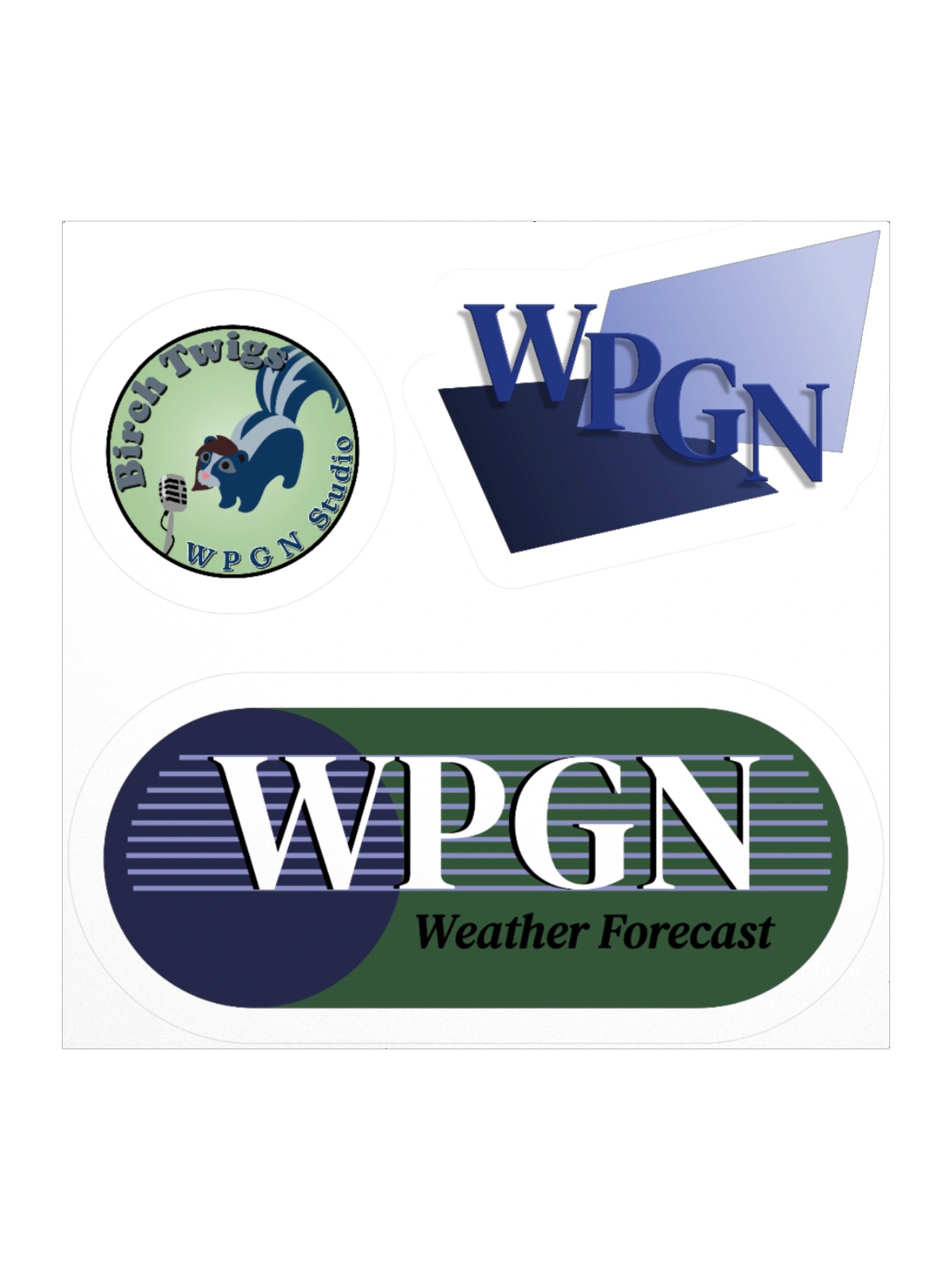 WPGN Logo Kiss Cut Sticker Pack product image (1)