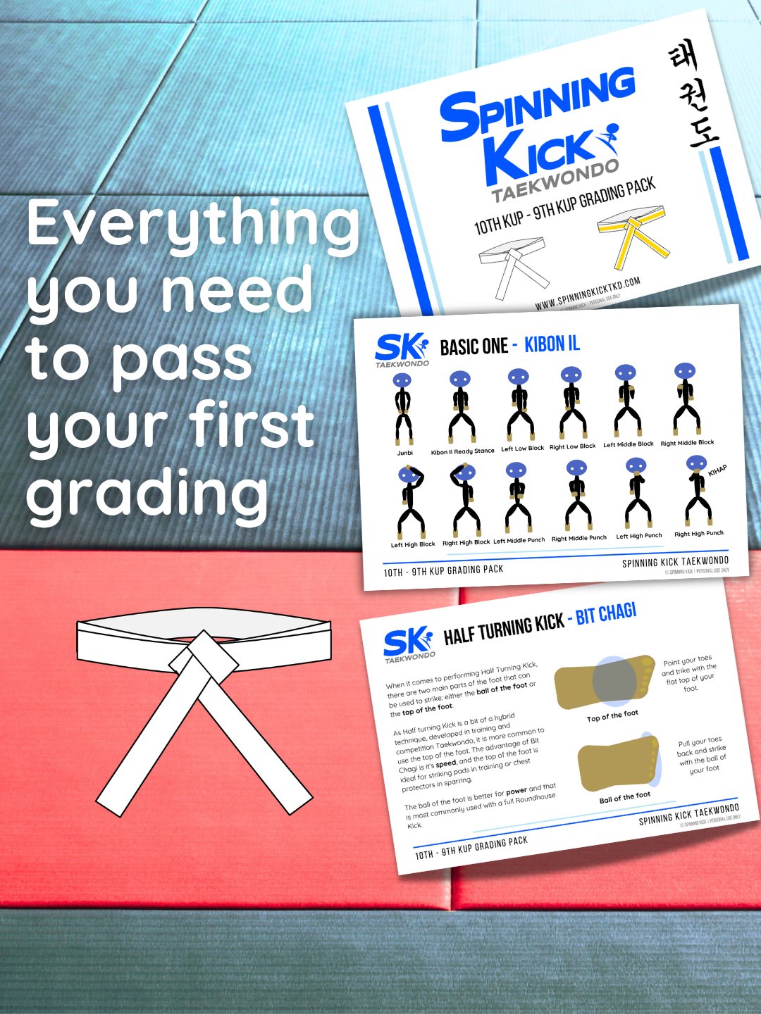 10th to 9th Kup Grading Pack (Student Licence) product image (2)