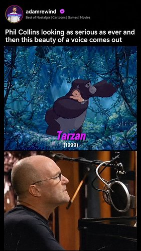 The Tarzan soundtrack is completely unmatched 🤩

Phil Collins didn't just make background music, his songs were the emotional...